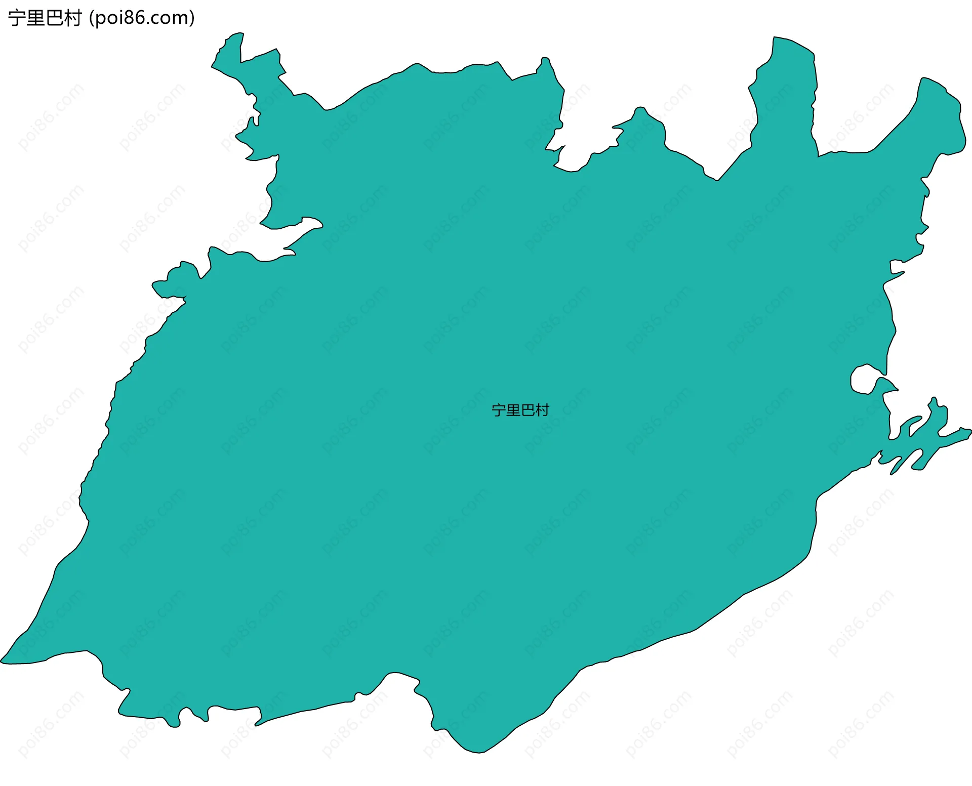 宁里巴村边界地图