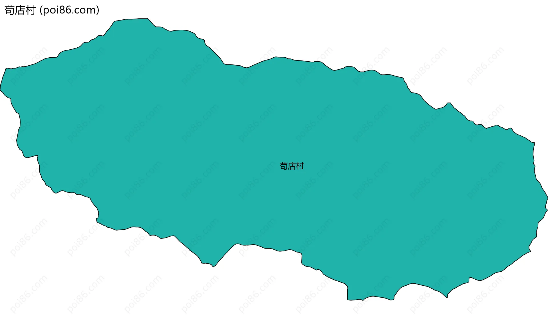 苟店村边界地图