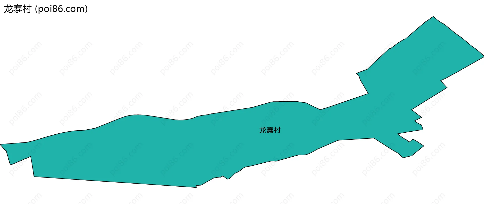 龙寨村边界地图