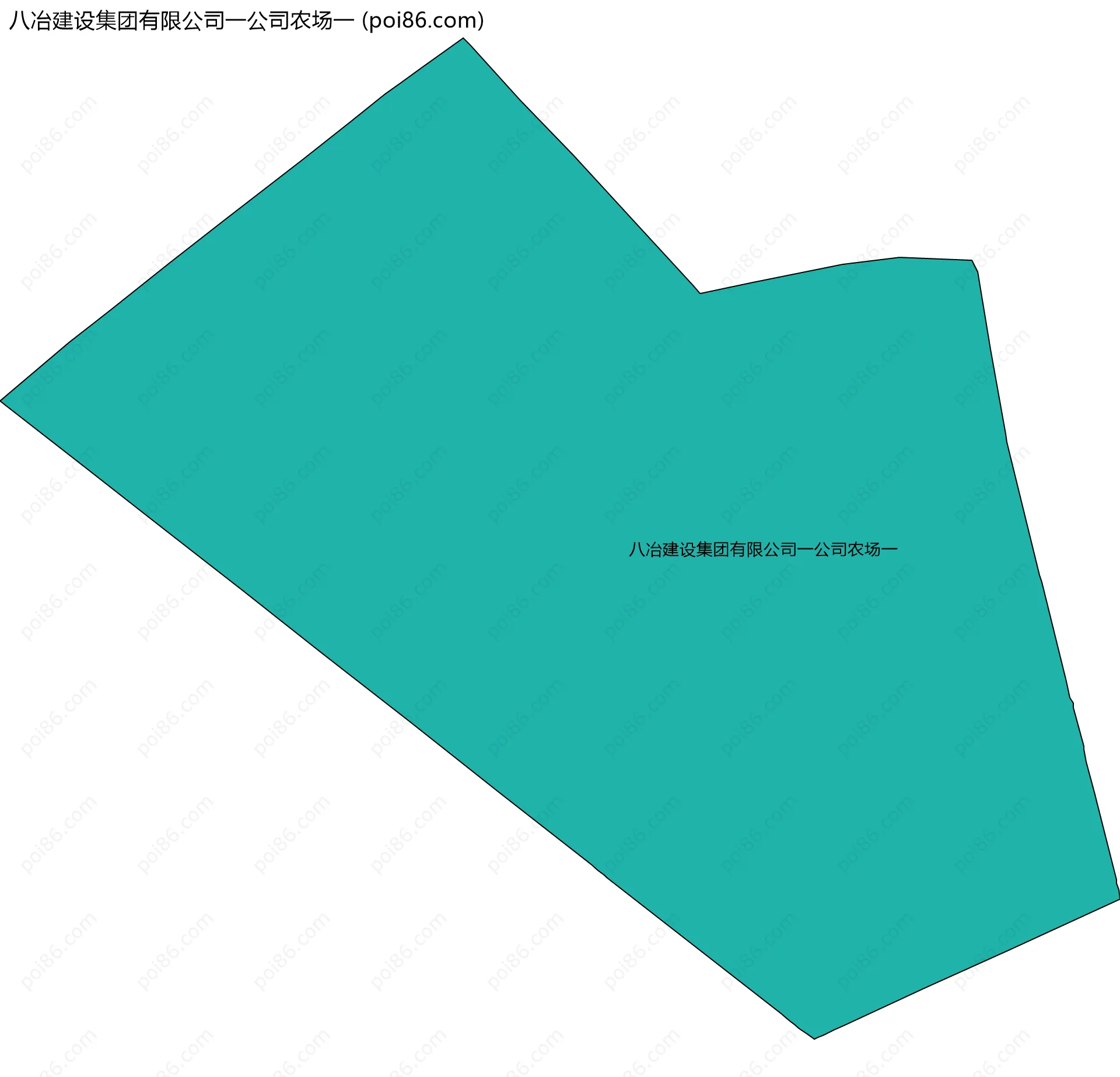 八冶建设集团有限公司一公司农场一边界地图