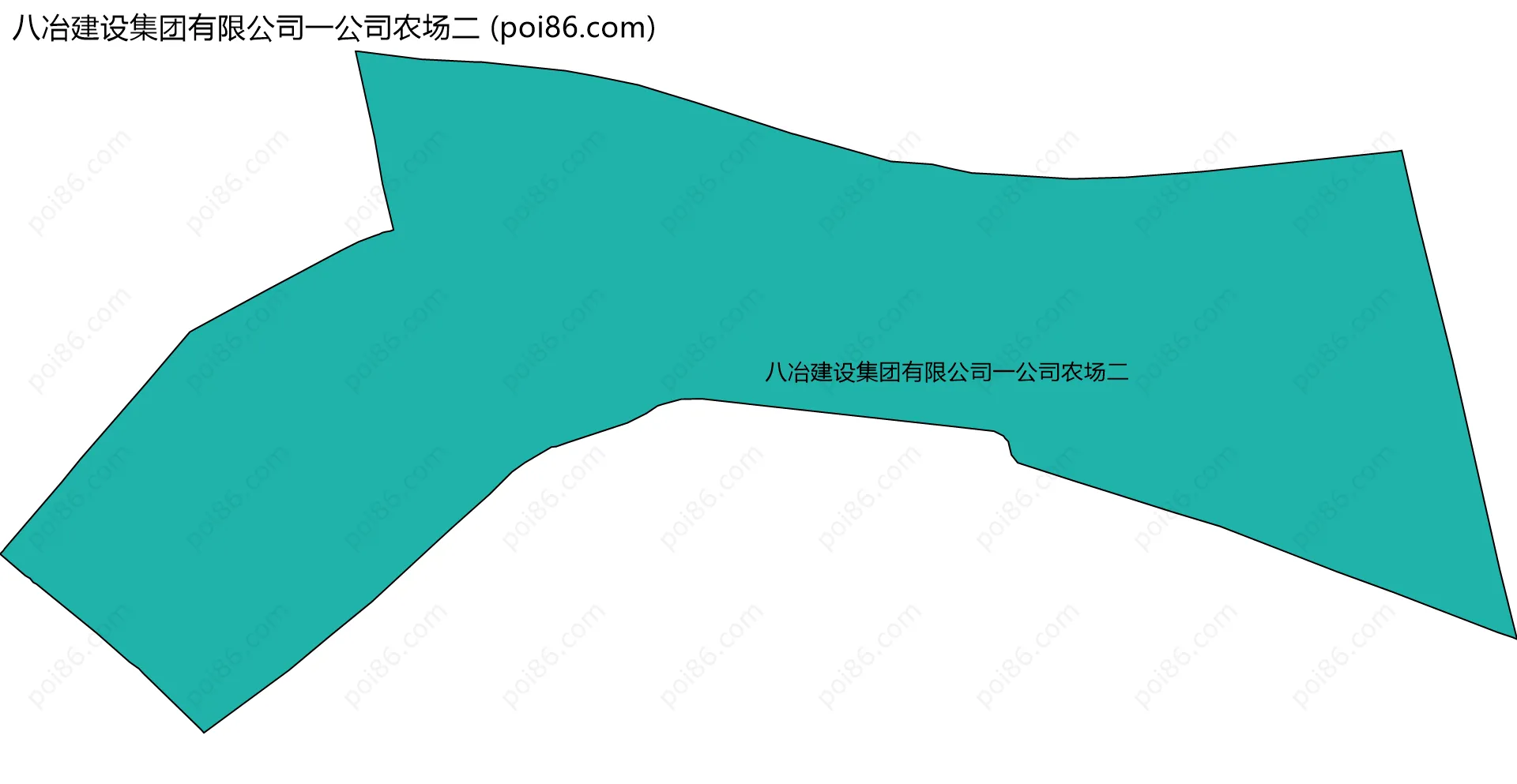 八冶建设集团有限公司一公司农场二边界地图
