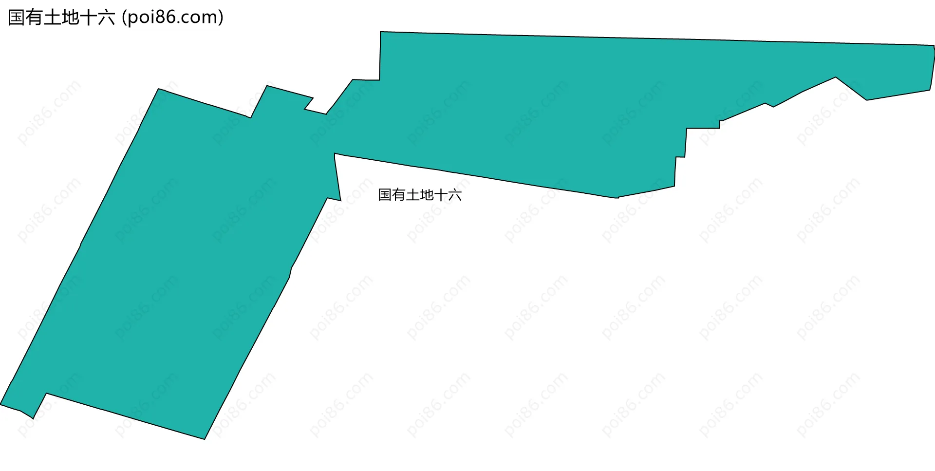 国有土地十六边界地图