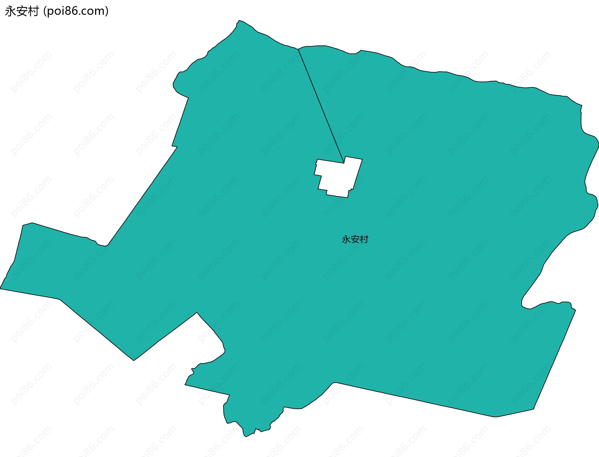 永安村边界地图