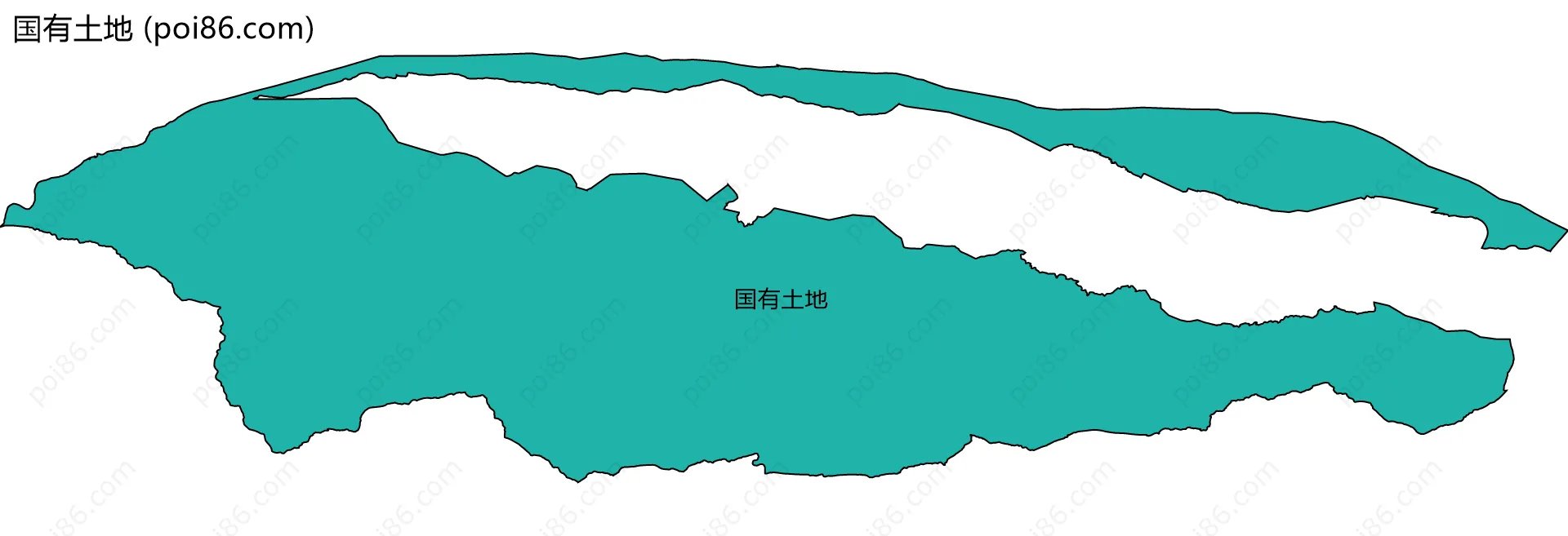 国有土地边界地图