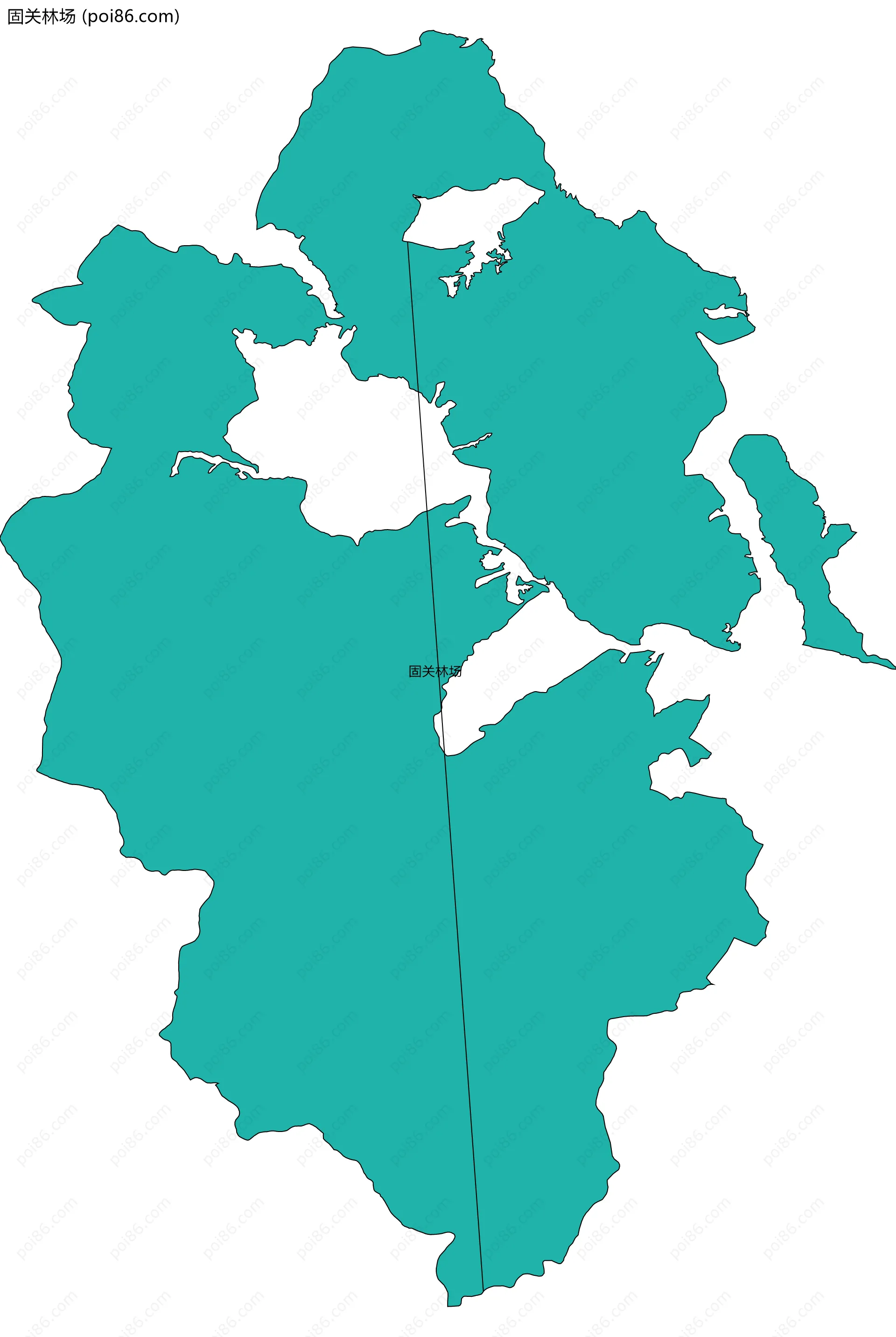 固关林场边界地图