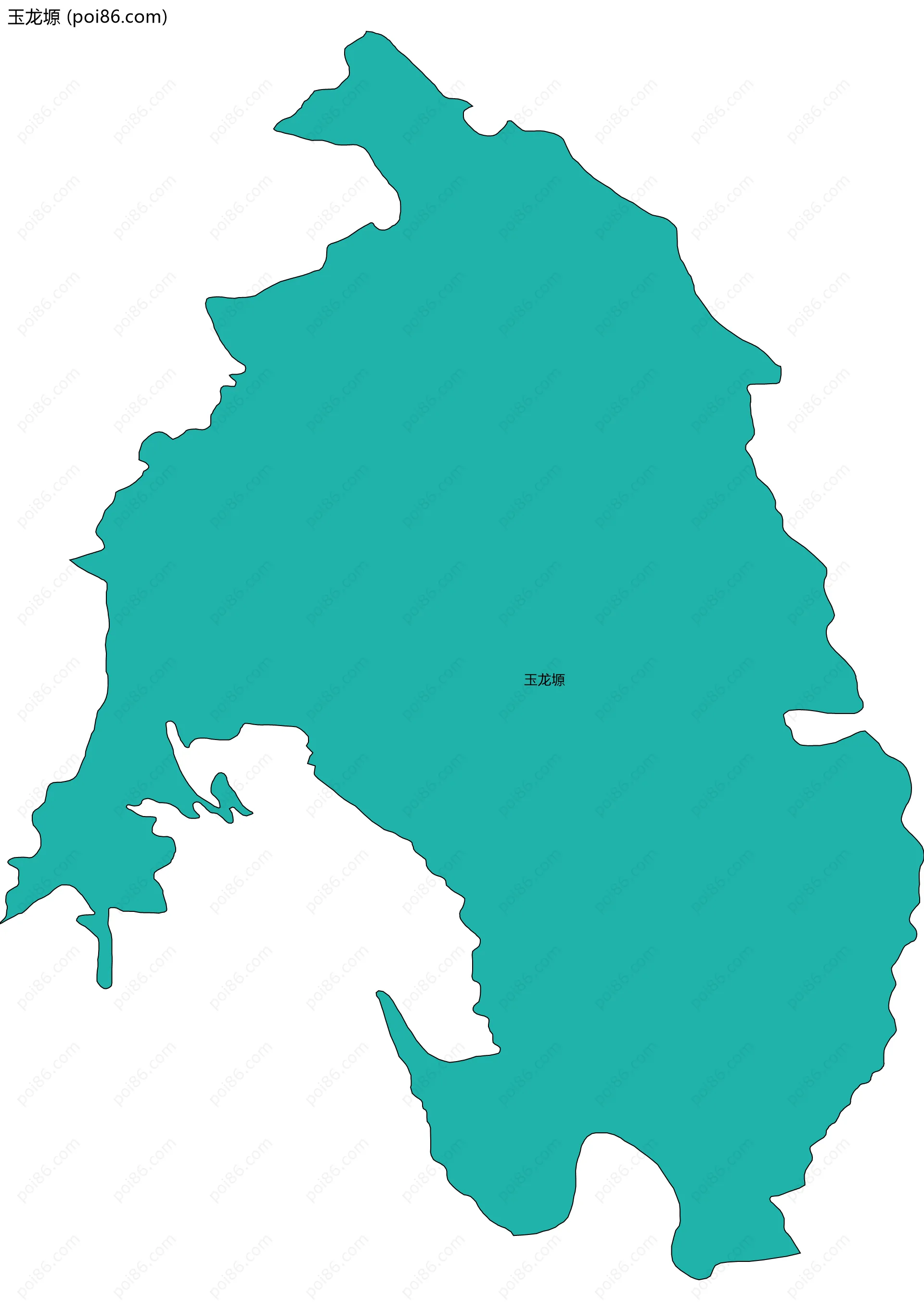 玉龙塬边界地图