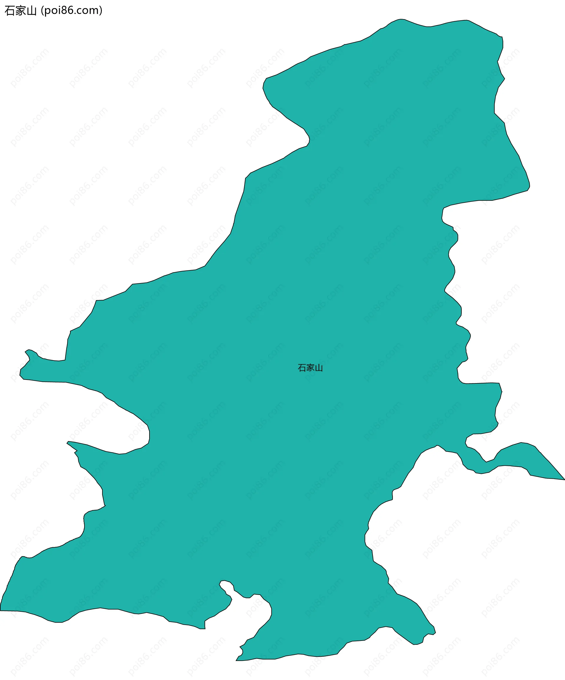 石家山边界地图