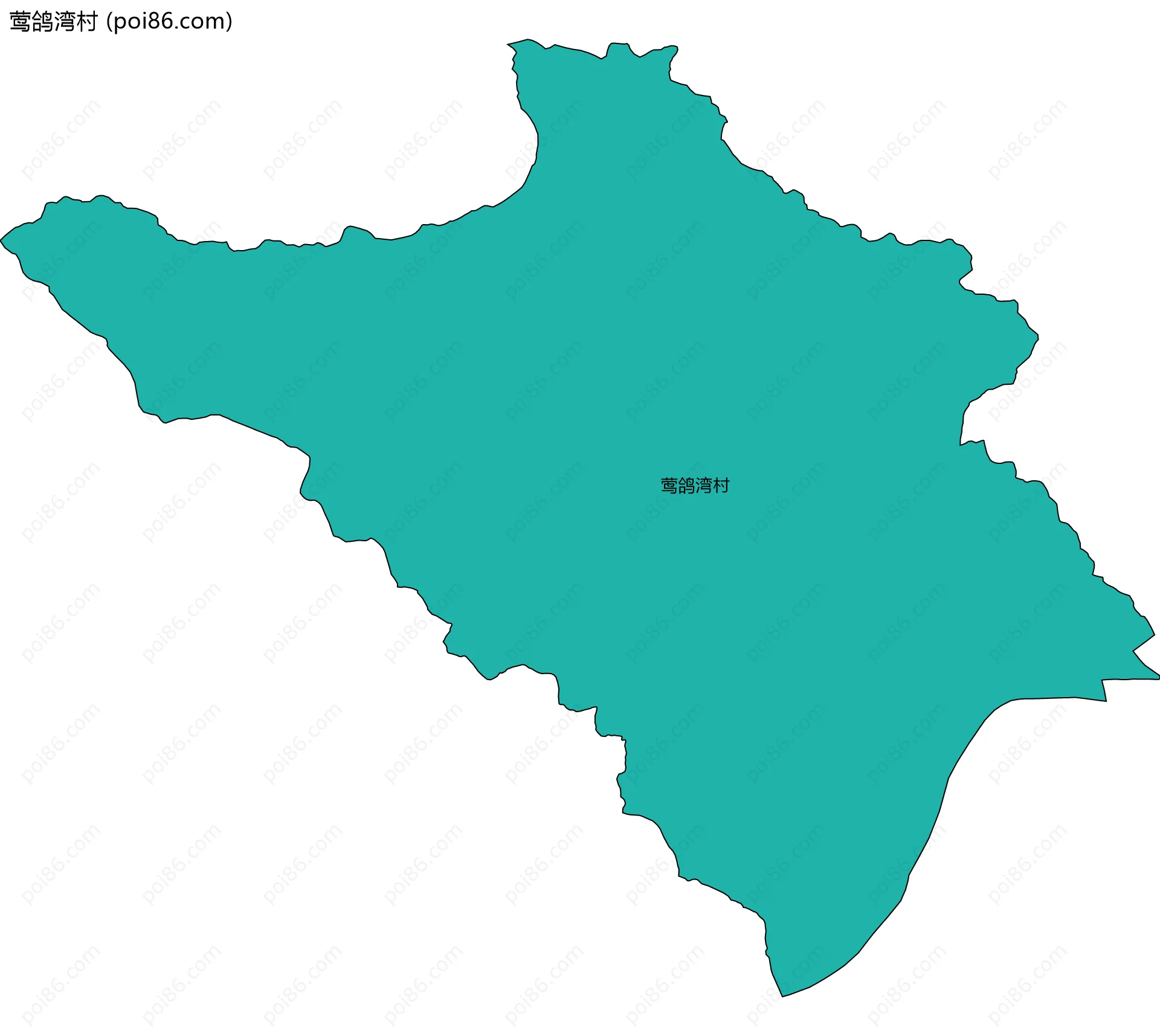 莺鸽湾村边界地图