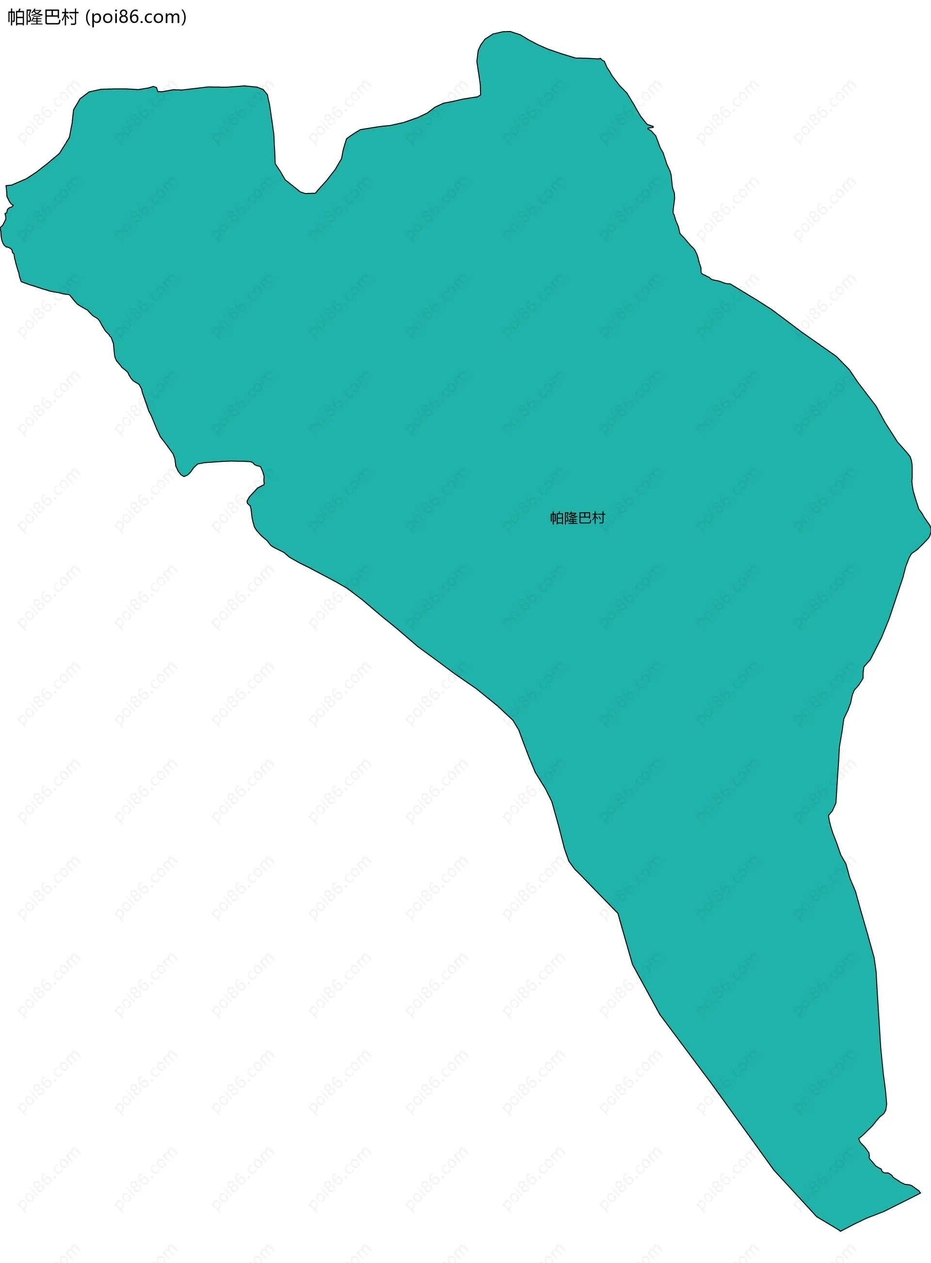 帕隆巴村边界地图
