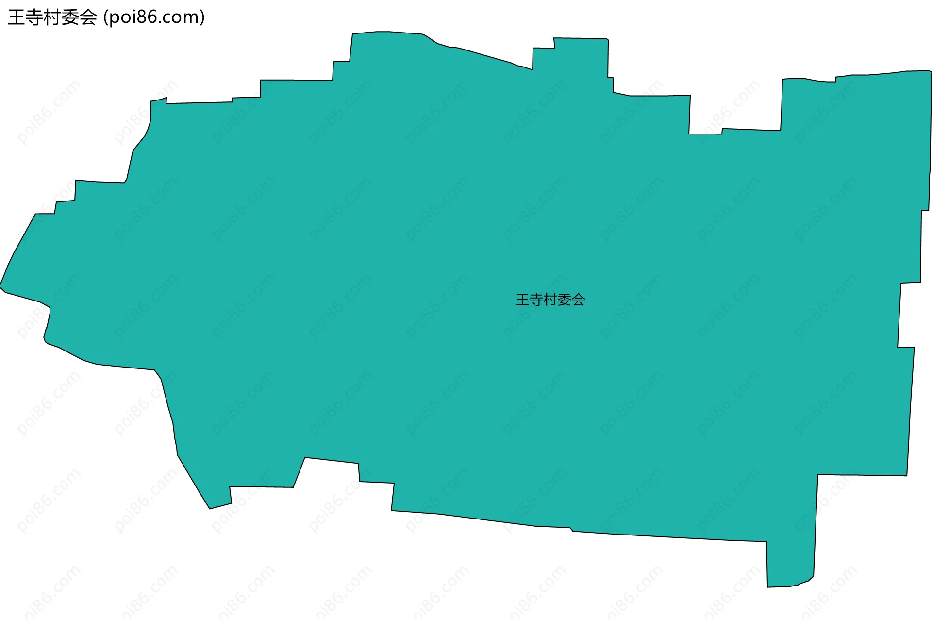 王寺村委会边界地图