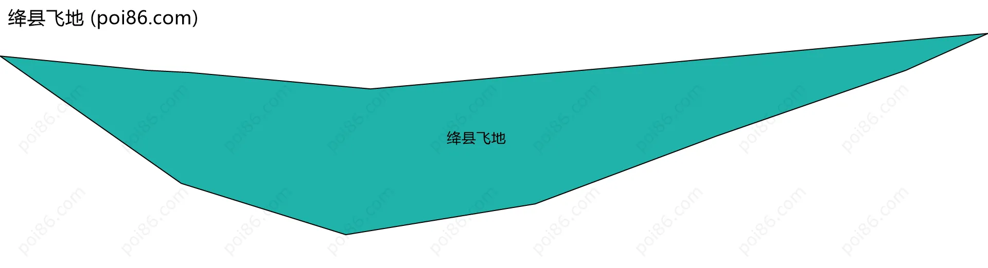 绛县飞地边界地图