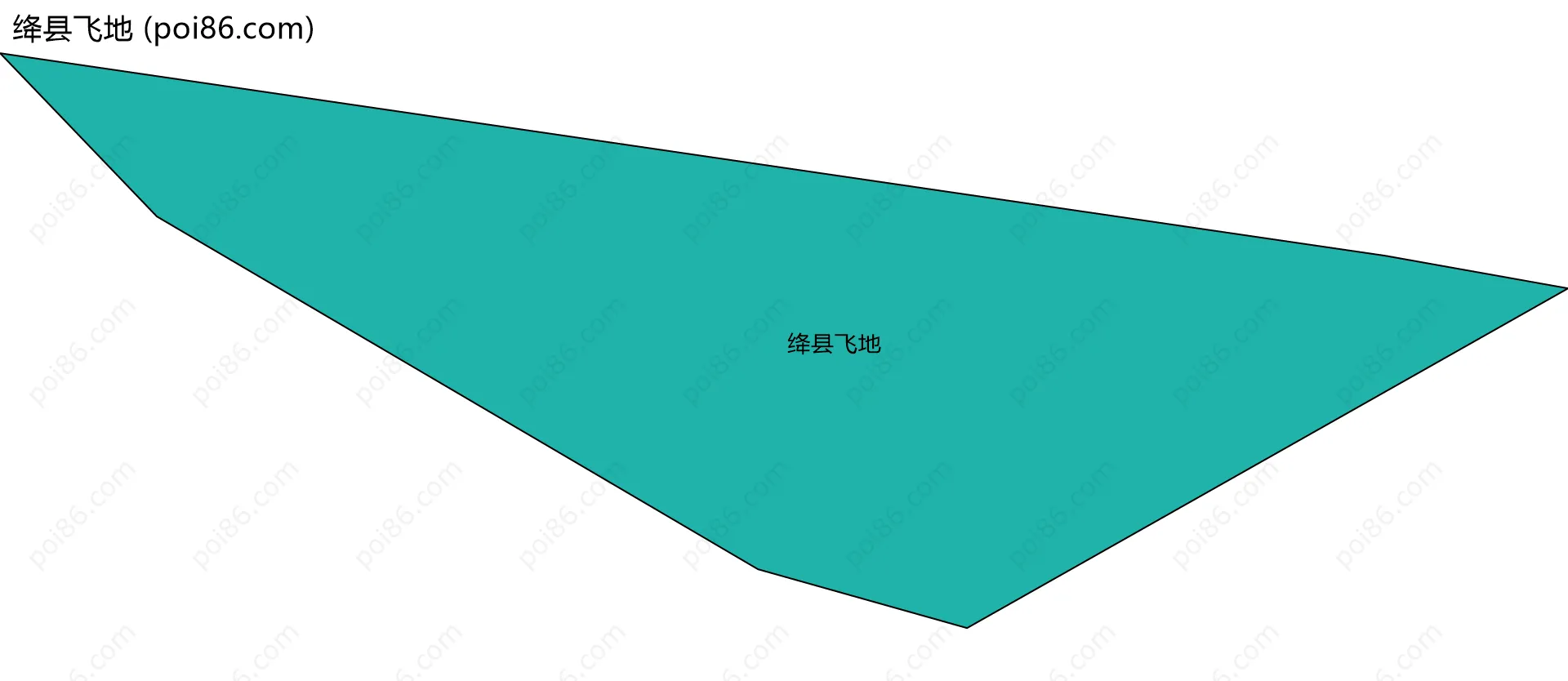 绛县飞地边界地图