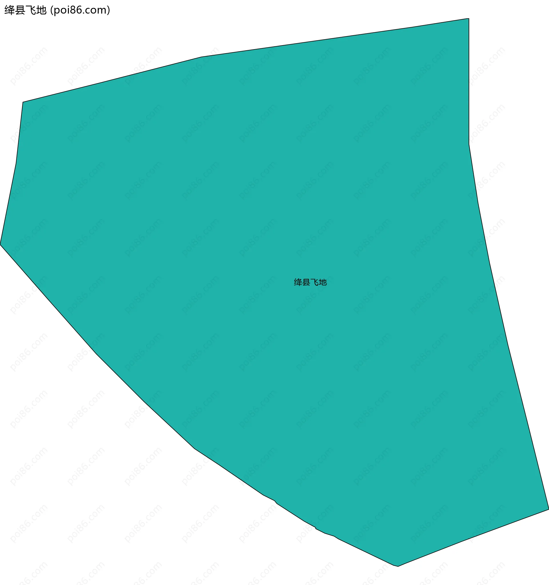 绛县飞地边界地图