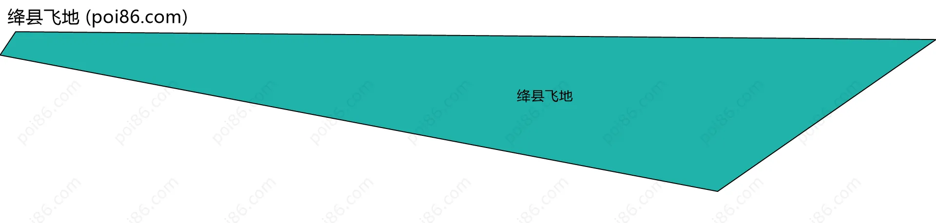 绛县飞地边界地图