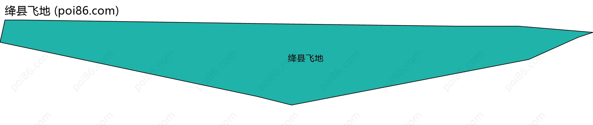 绛县飞地边界地图