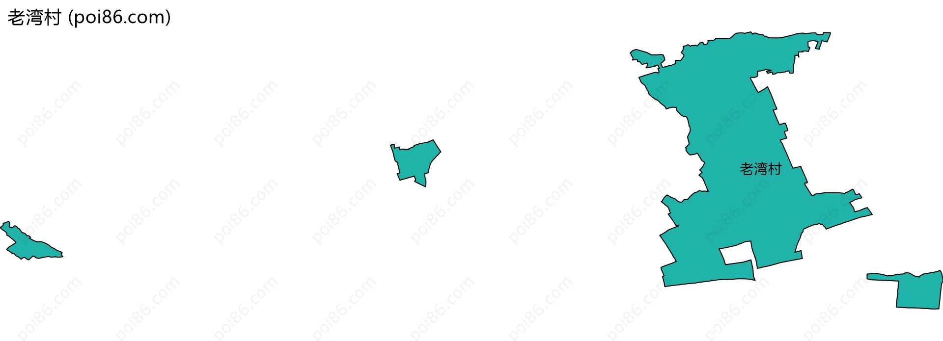 老湾村边界地图