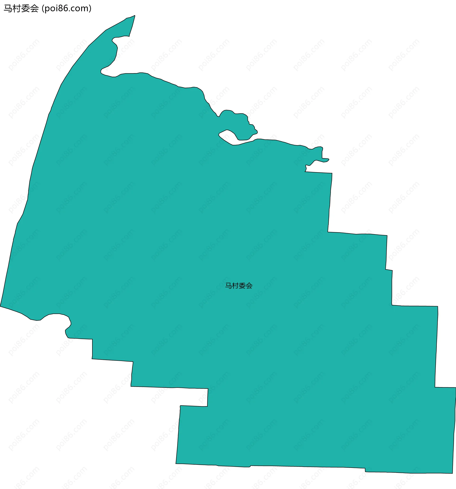 马村委会边界地图