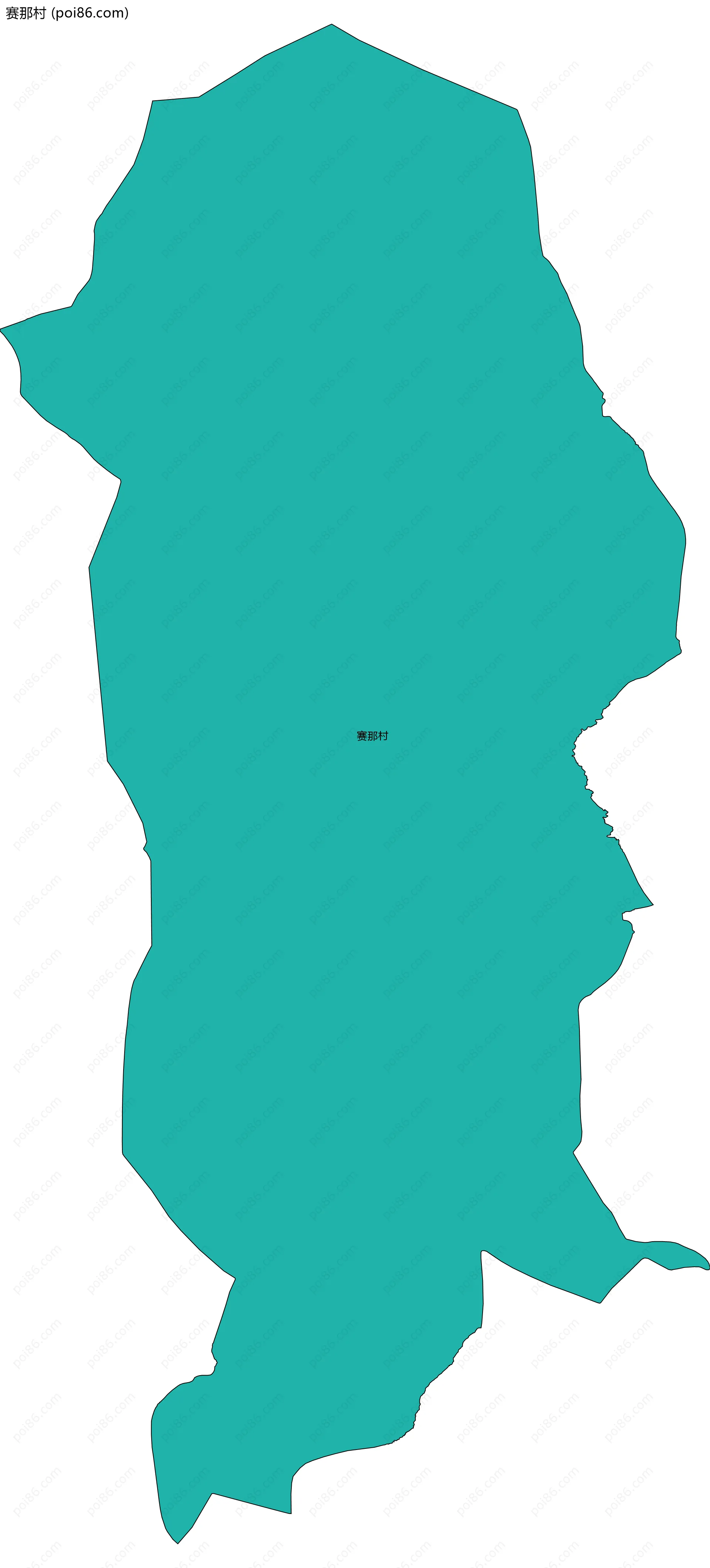 赛那村边界地图