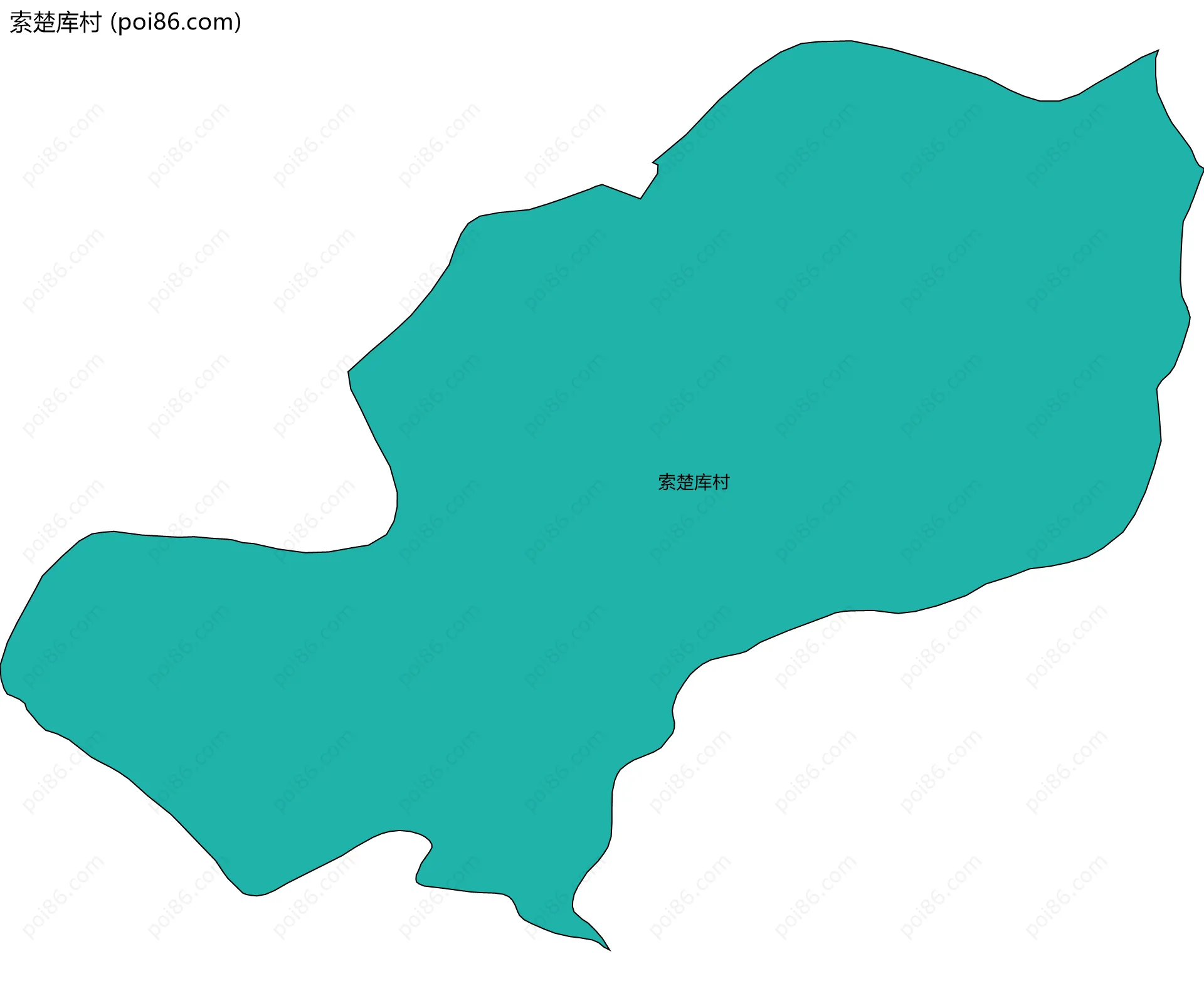 索楚库村边界地图