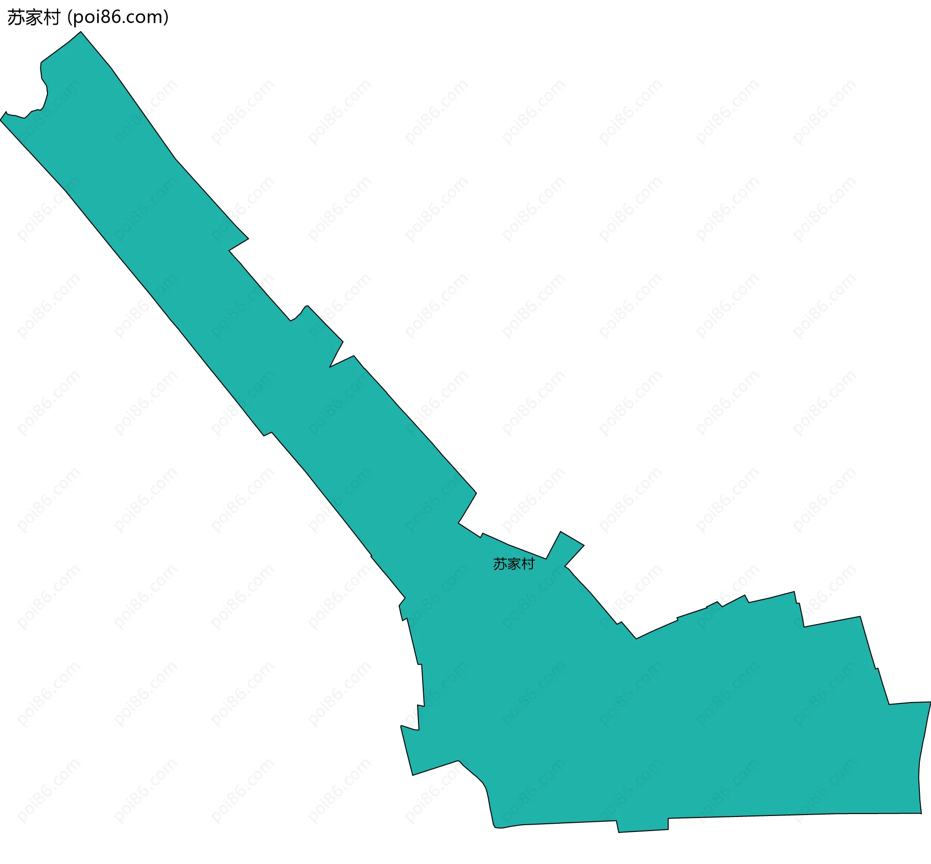 苏家村边界地图