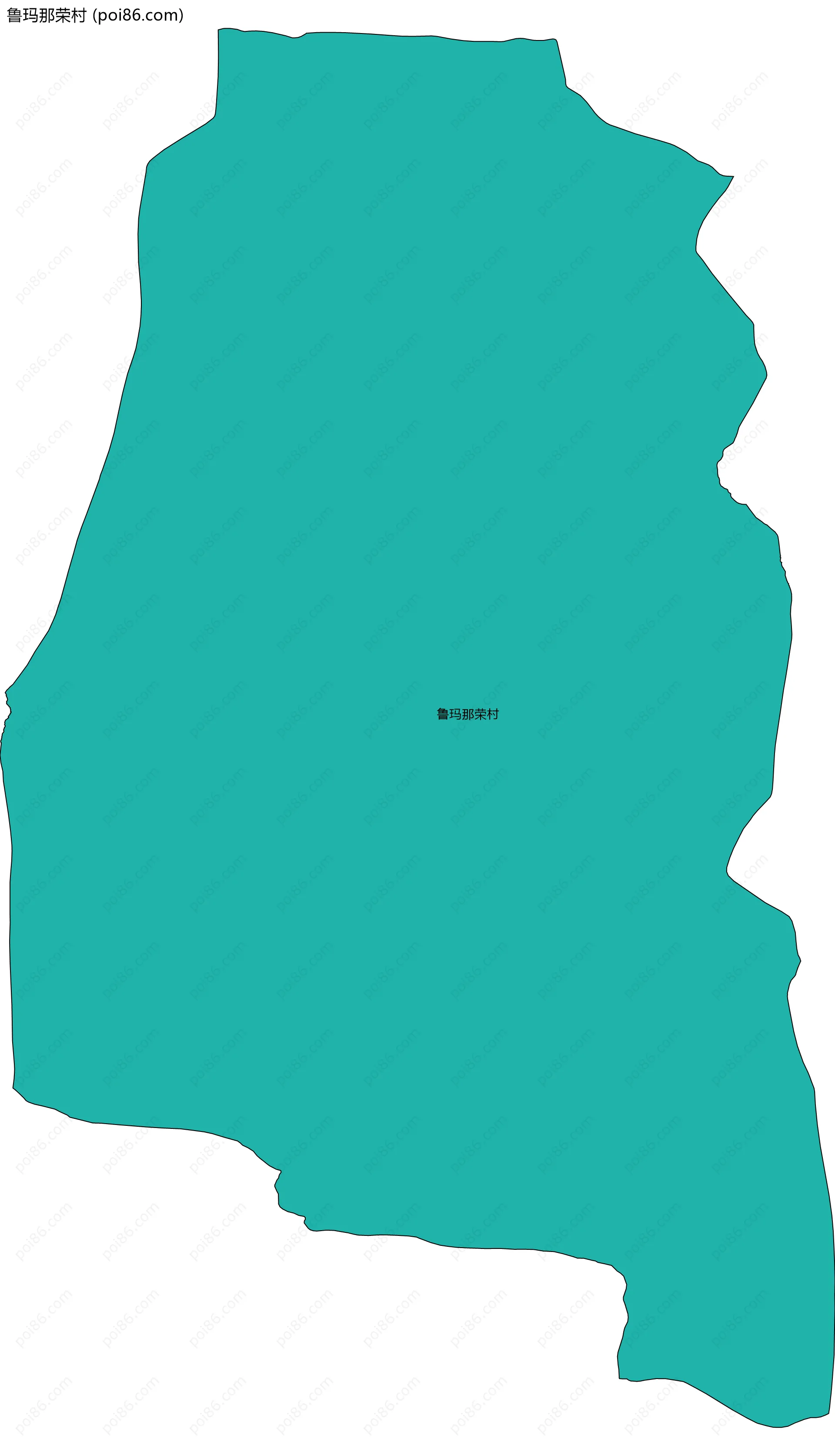 鲁玛那荣村边界地图
