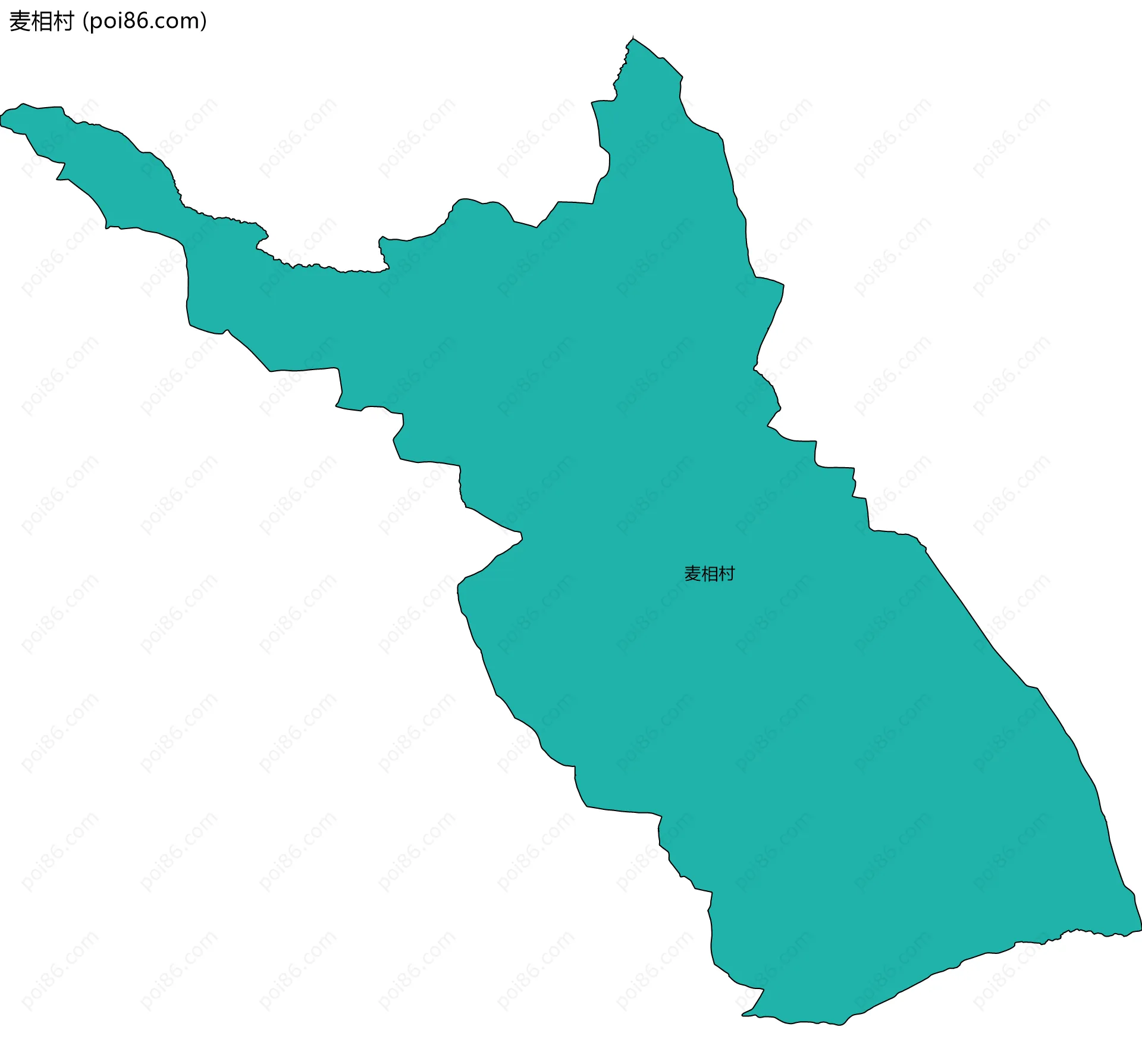麦相村边界地图