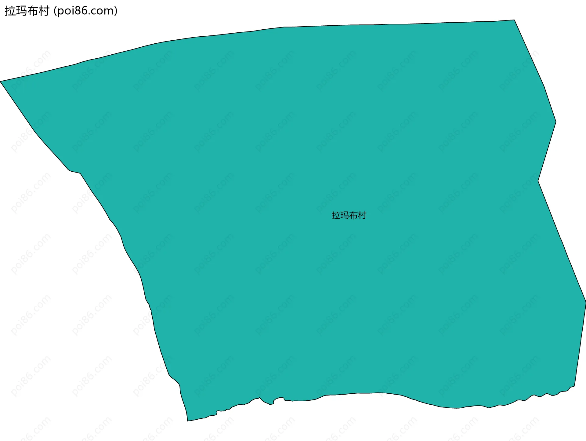 拉玛布村边界地图