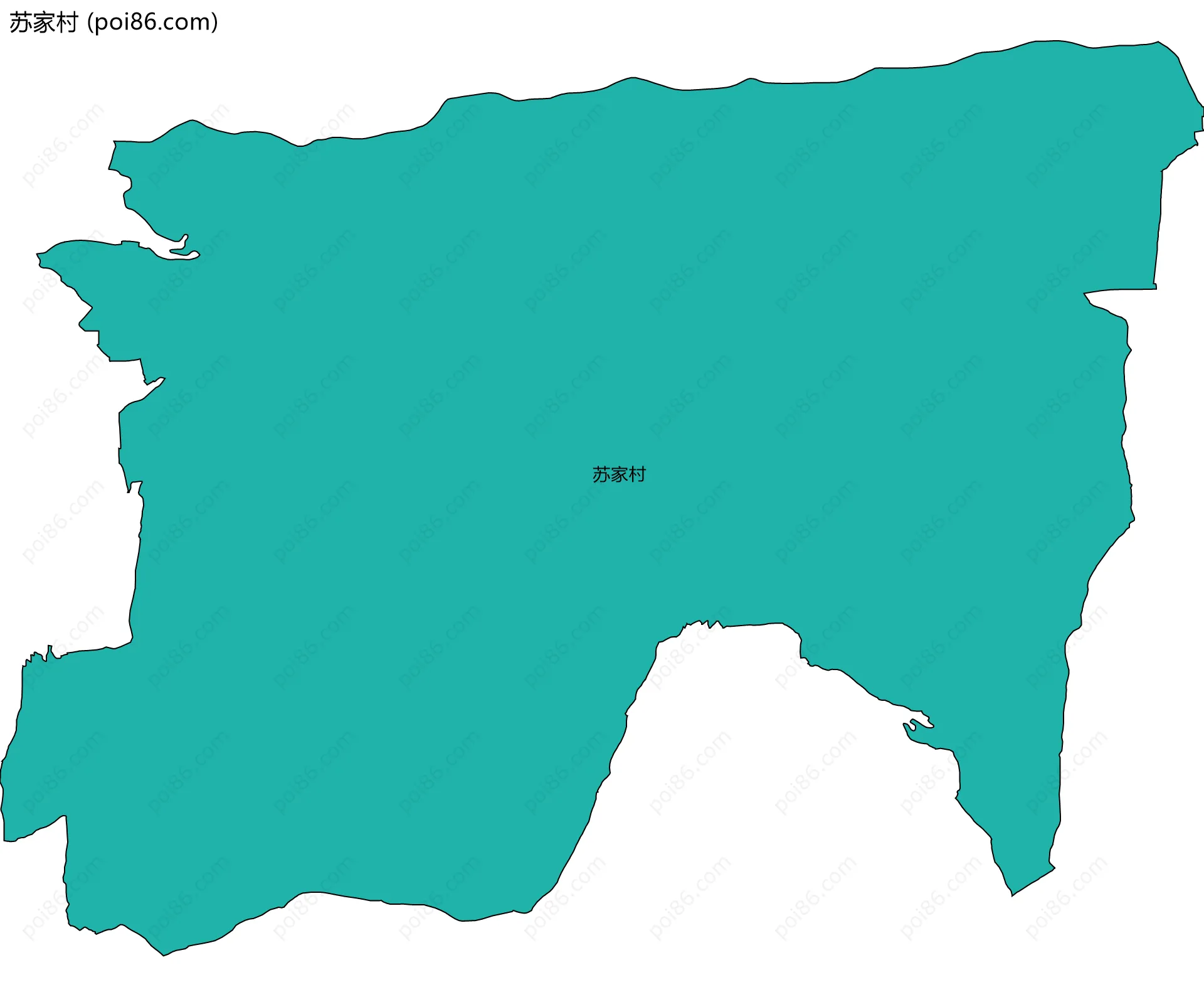苏家村边界地图