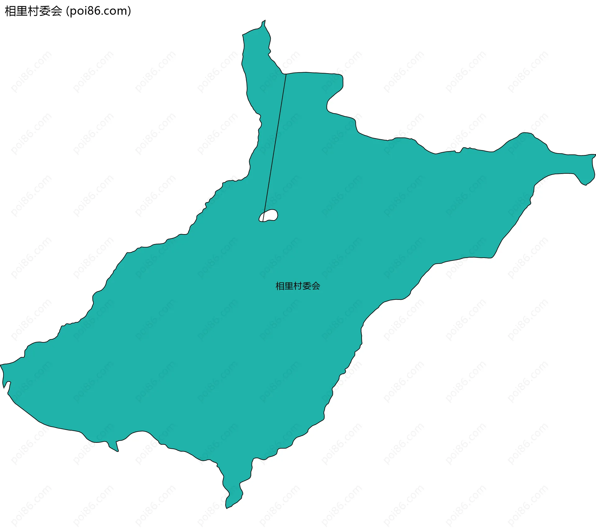 相里村委会边界地图