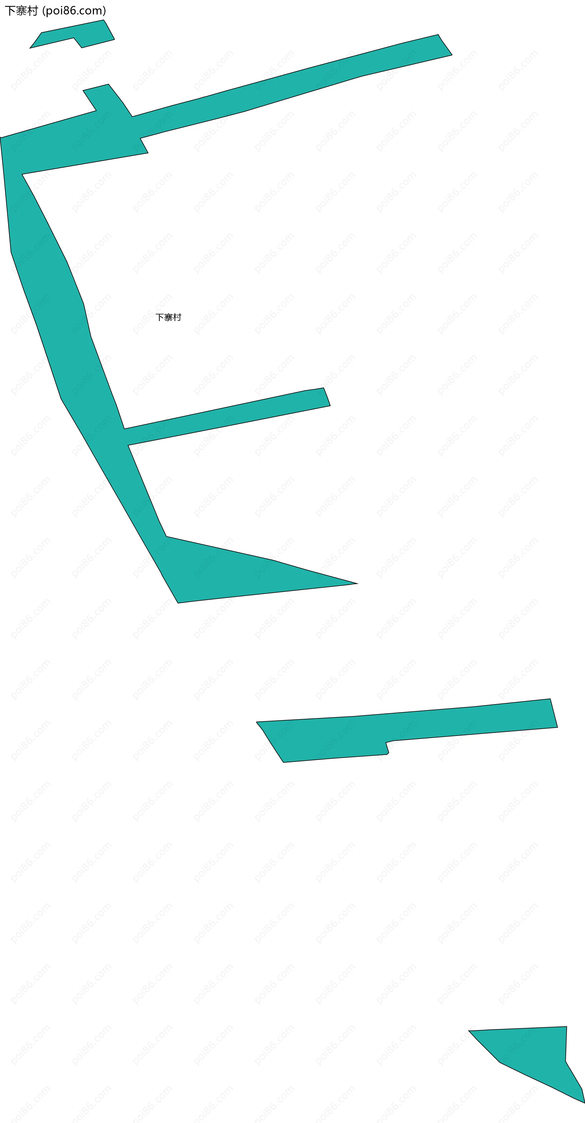 下寨村边界地图