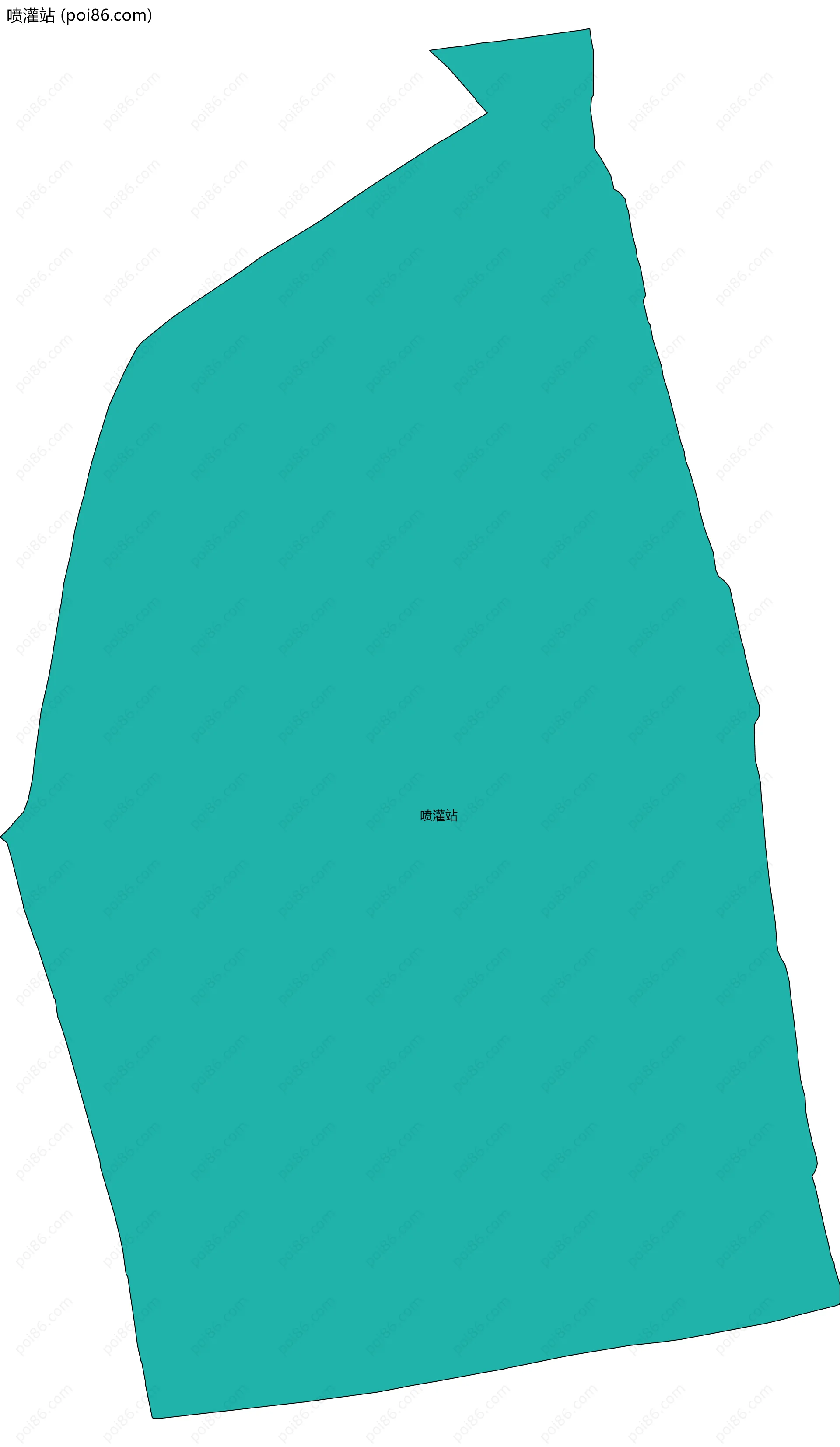 喷灌站边界地图