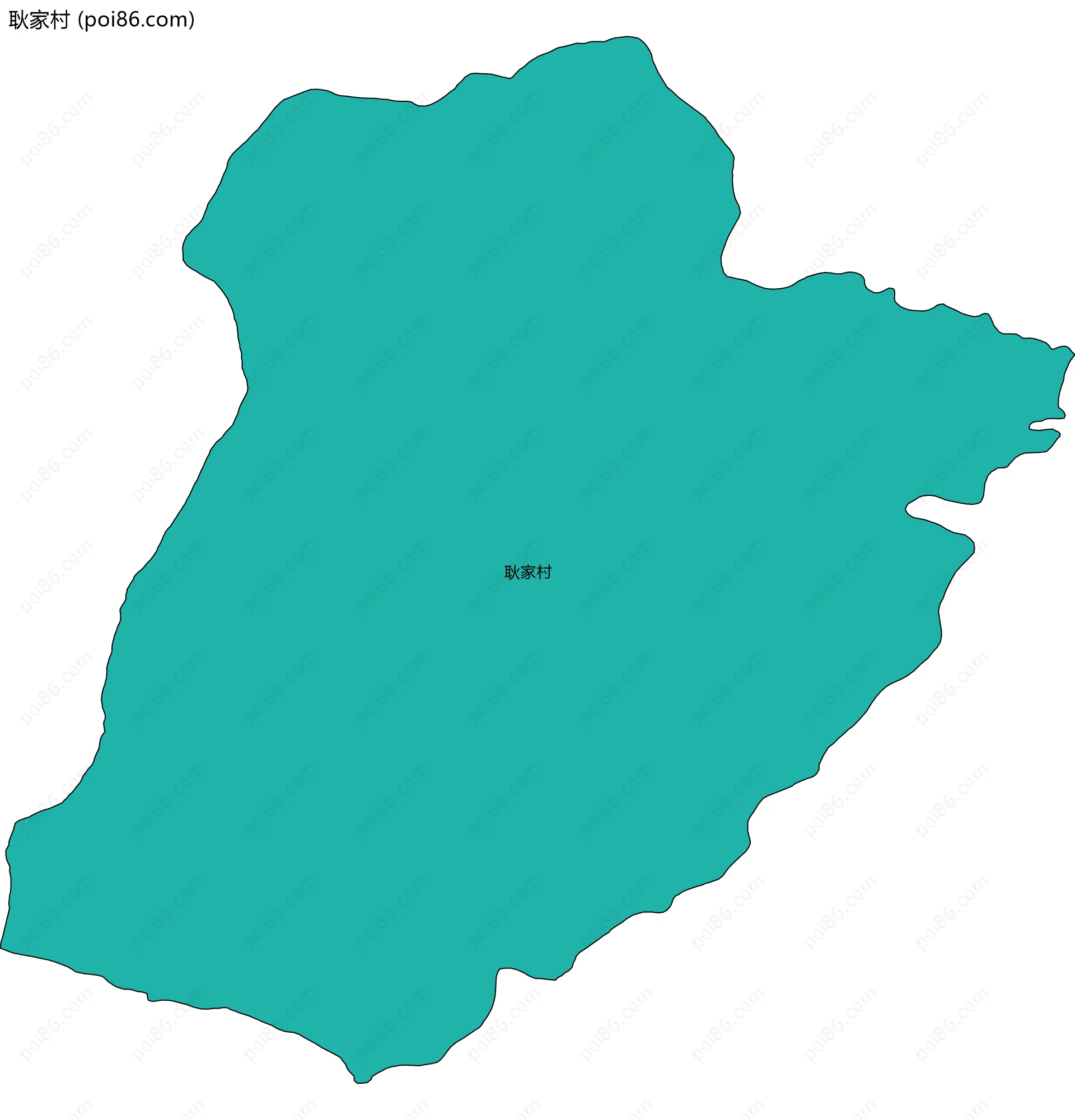 耿家村边界地图