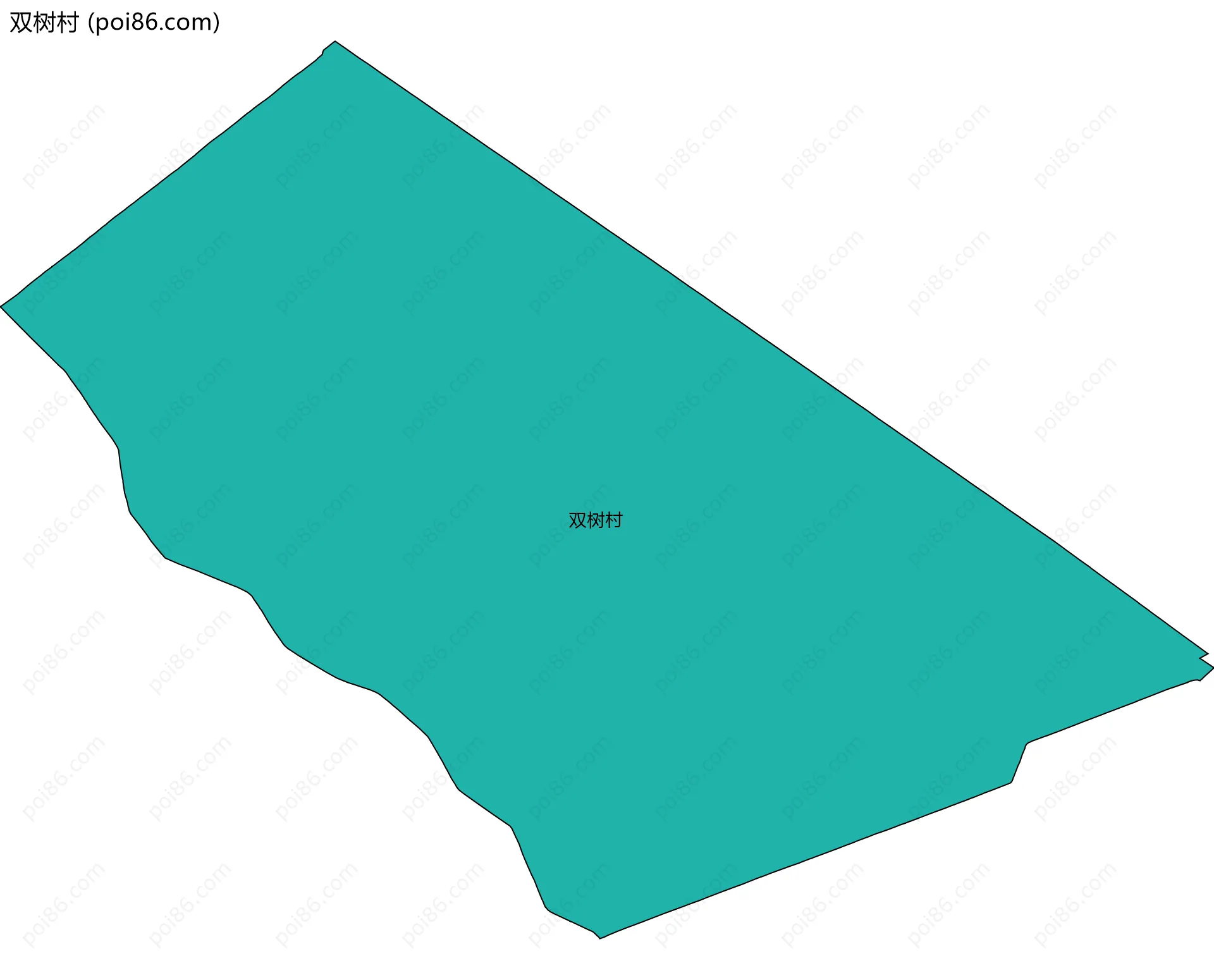 双树村边界地图