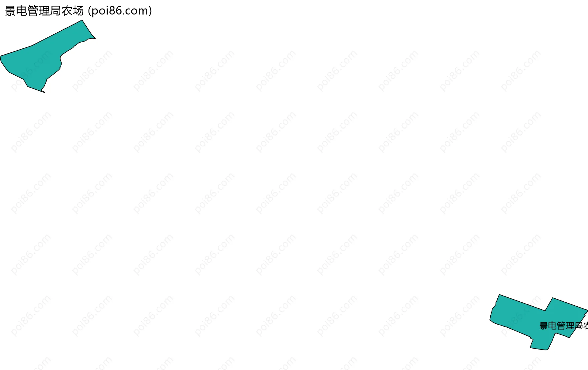 景电管理局农场边界地图