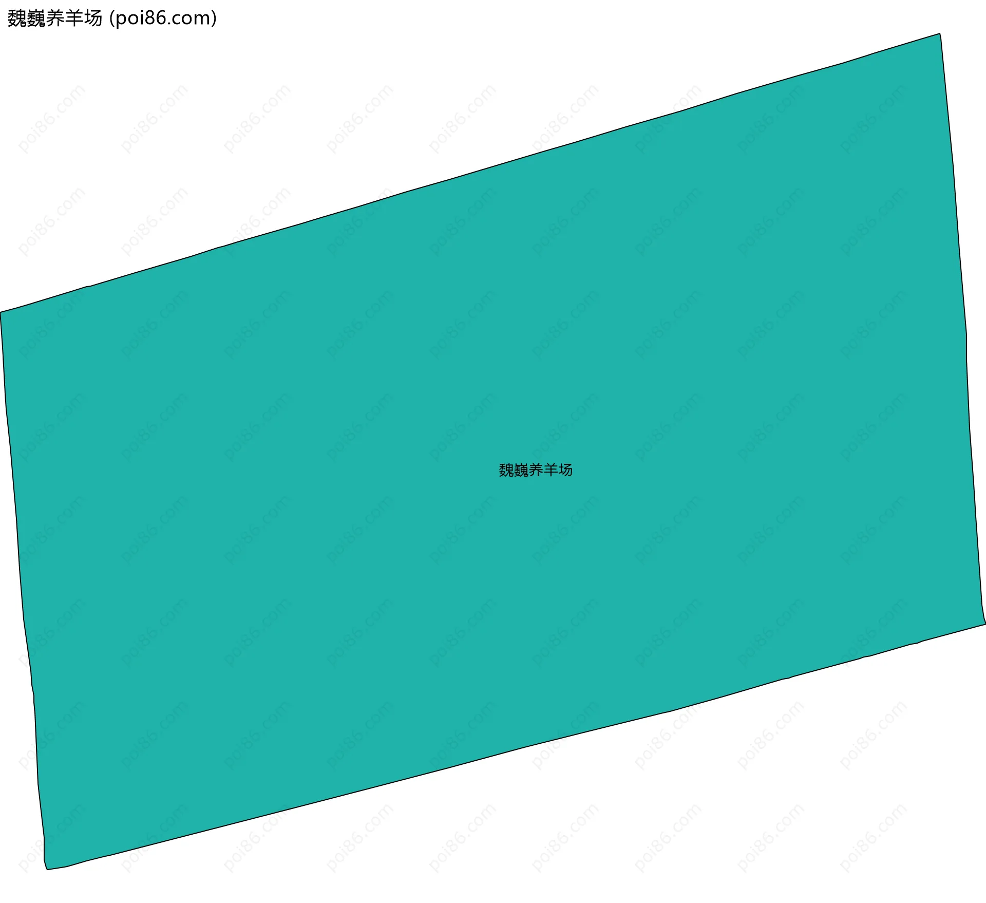 魏巍养羊场边界地图