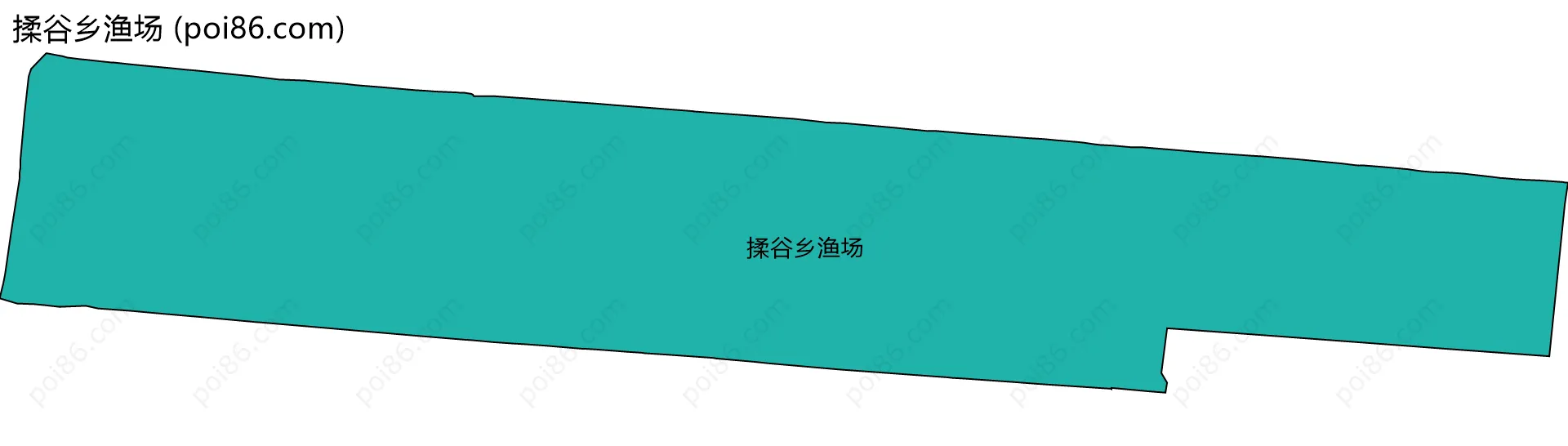 揉谷乡渔场边界地图