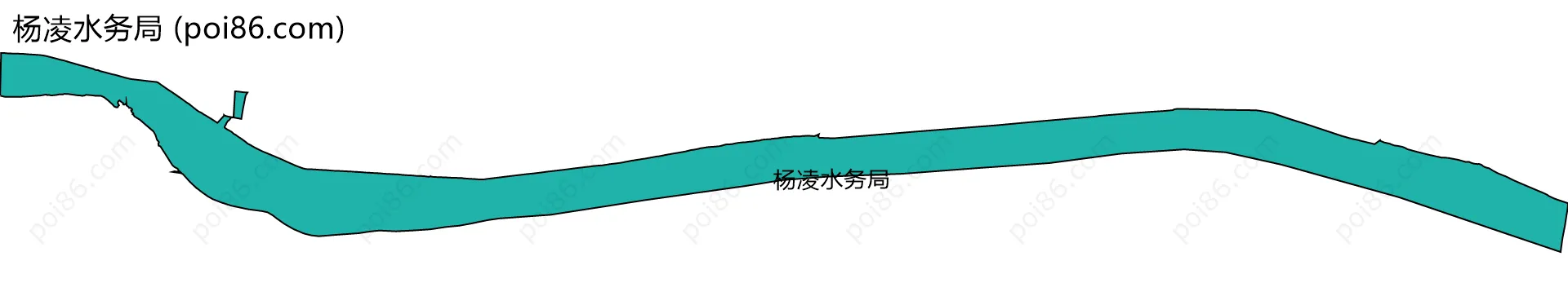 杨凌水务局边界地图