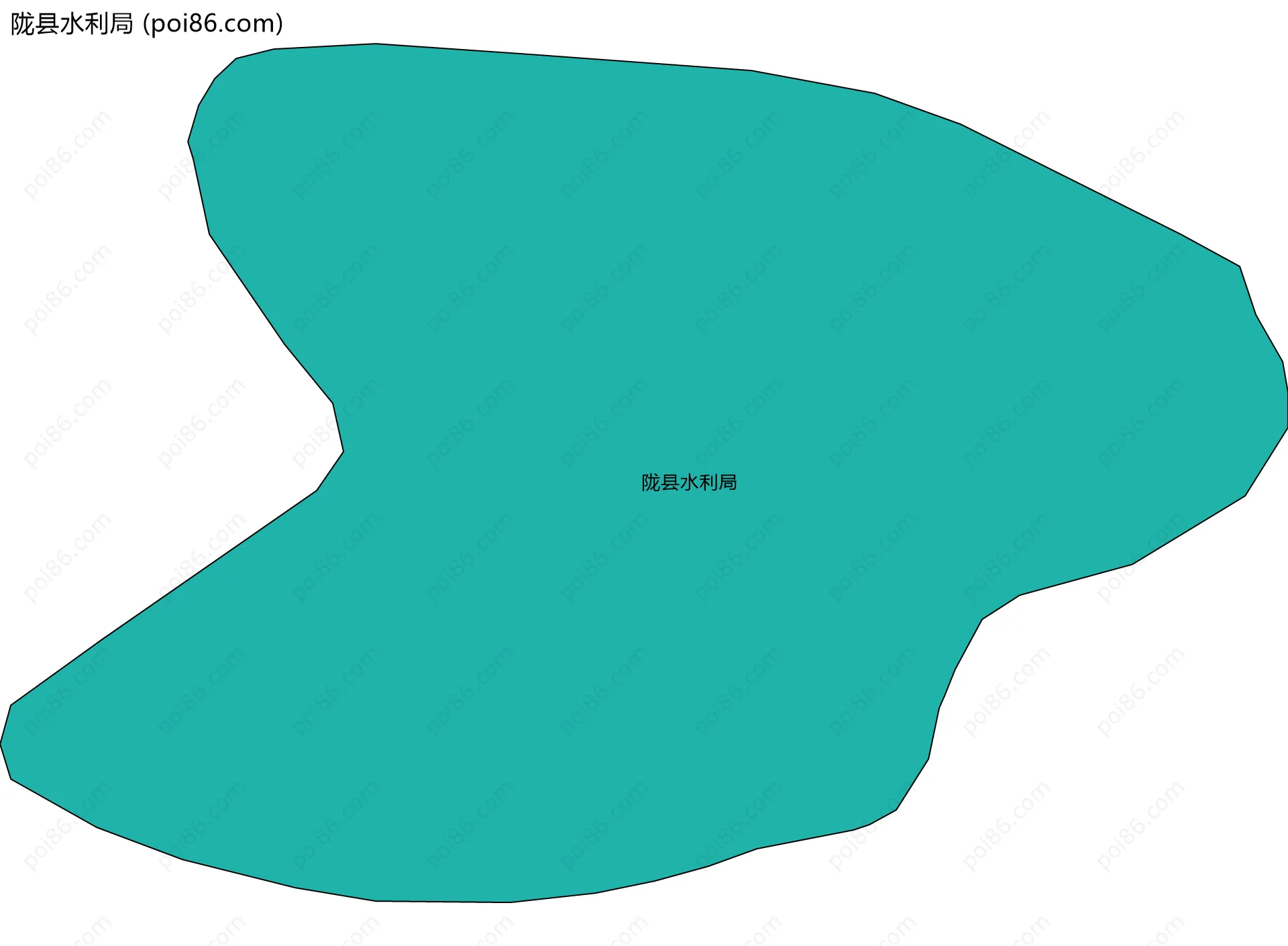 陇县水利局边界地图