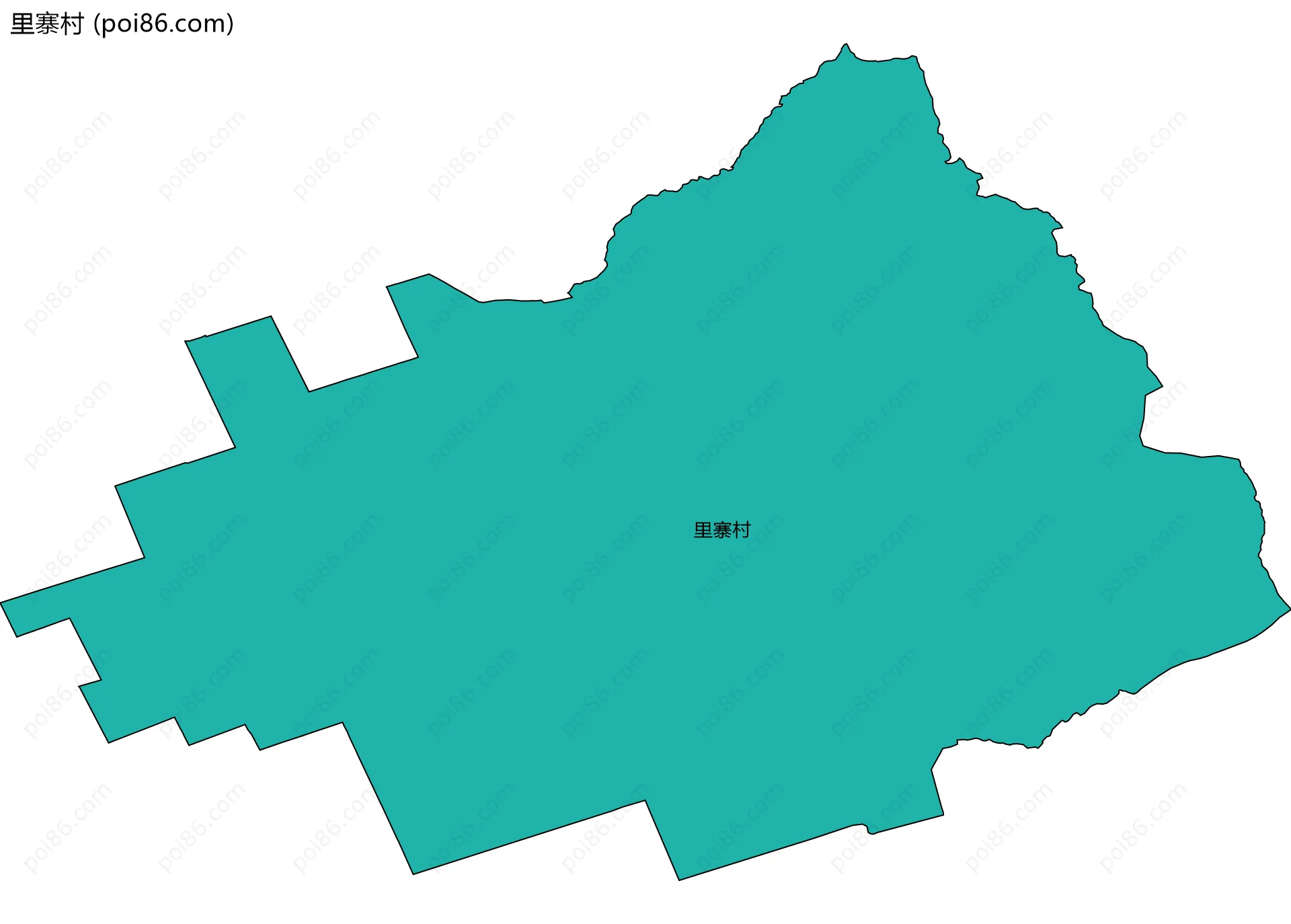 里寨村边界地图