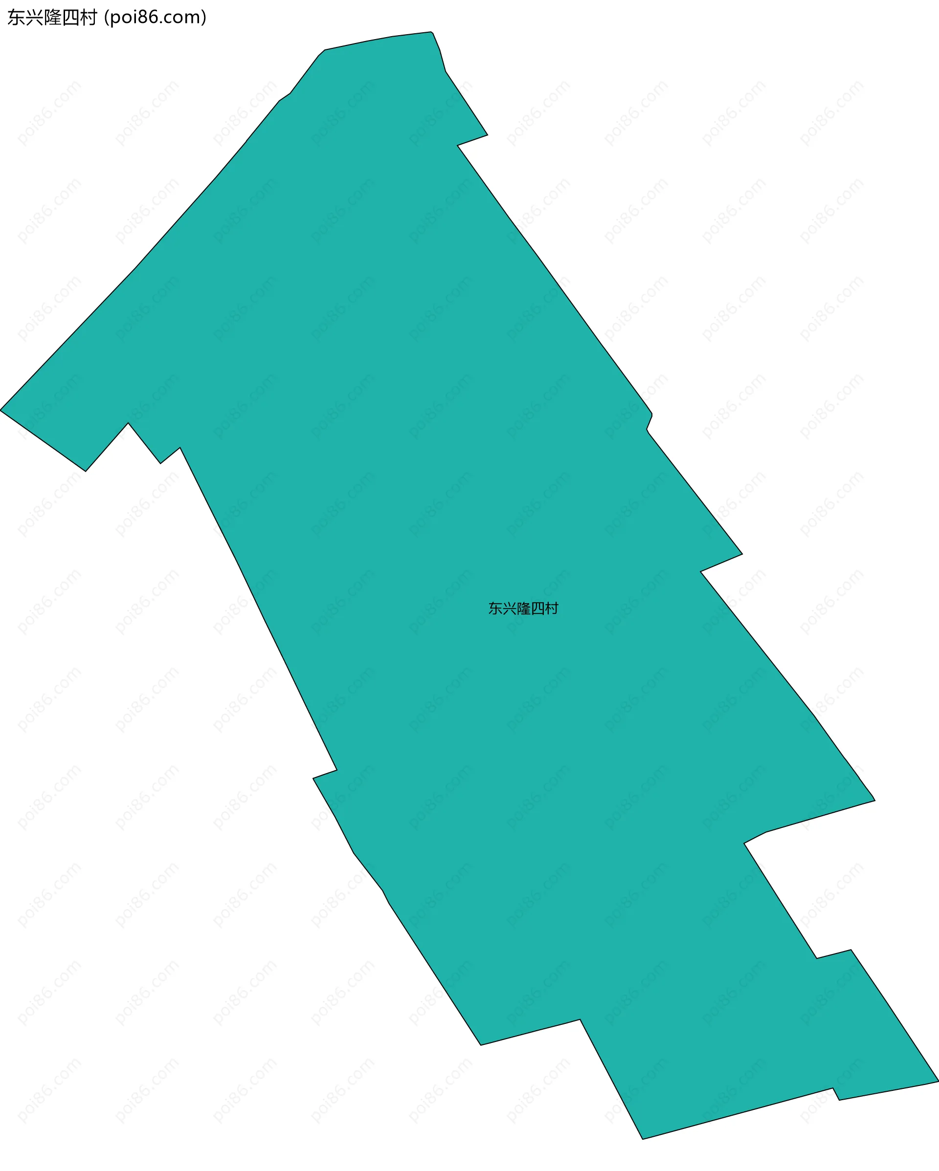 东兴隆四村边界地图