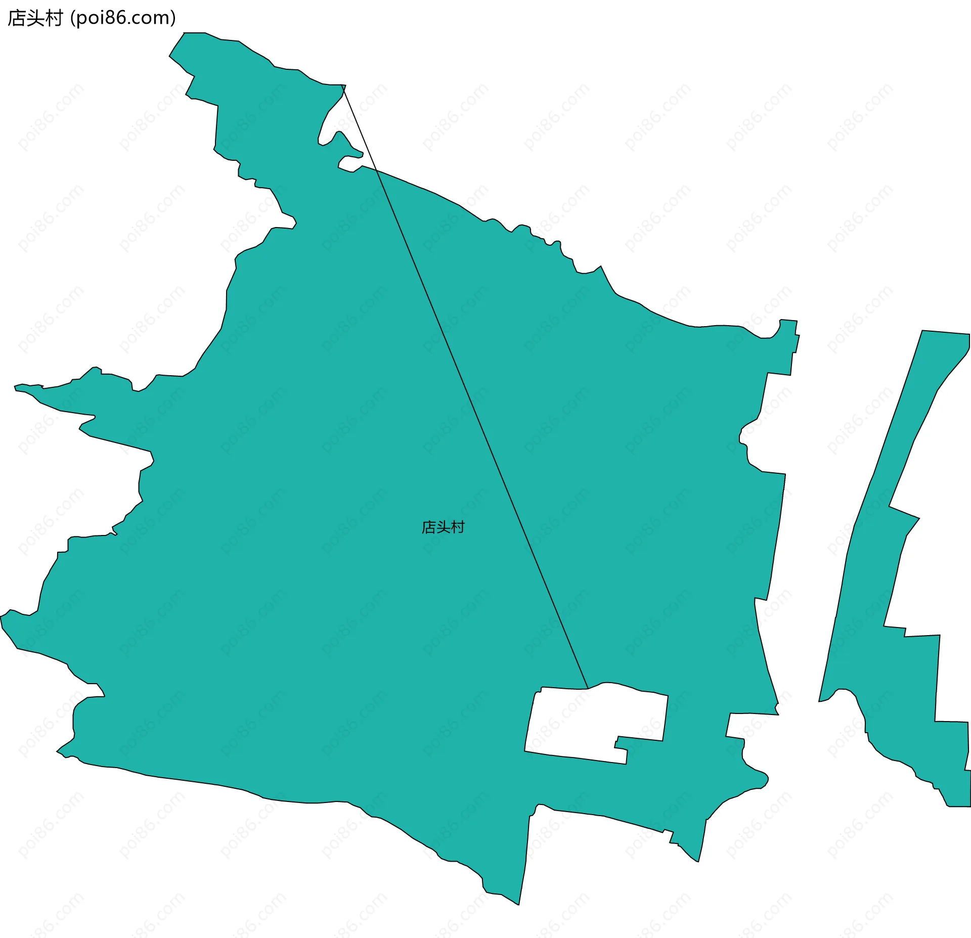 店头村边界地图