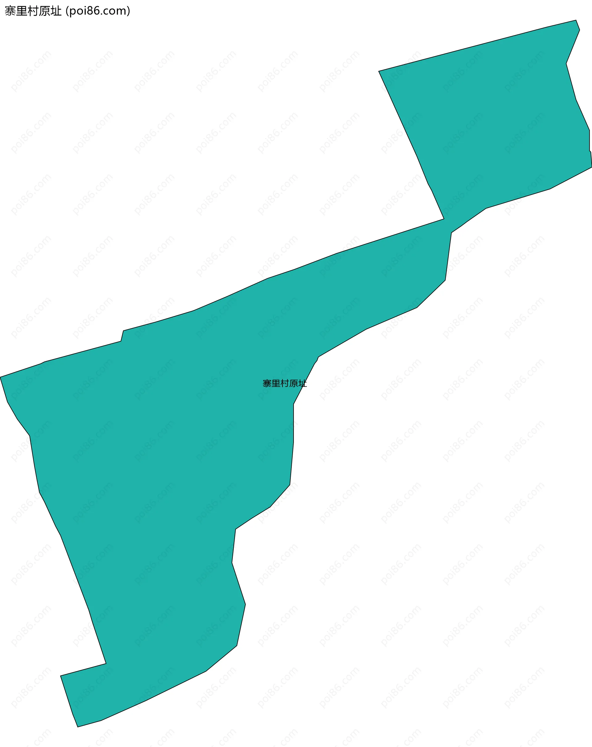 寨里村原址边界地图