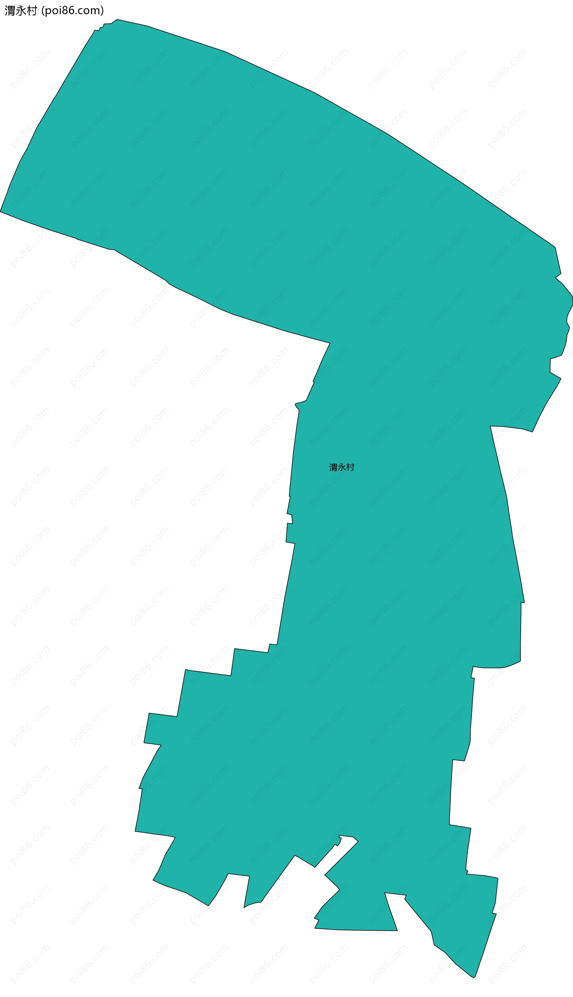 渭永村边界地图