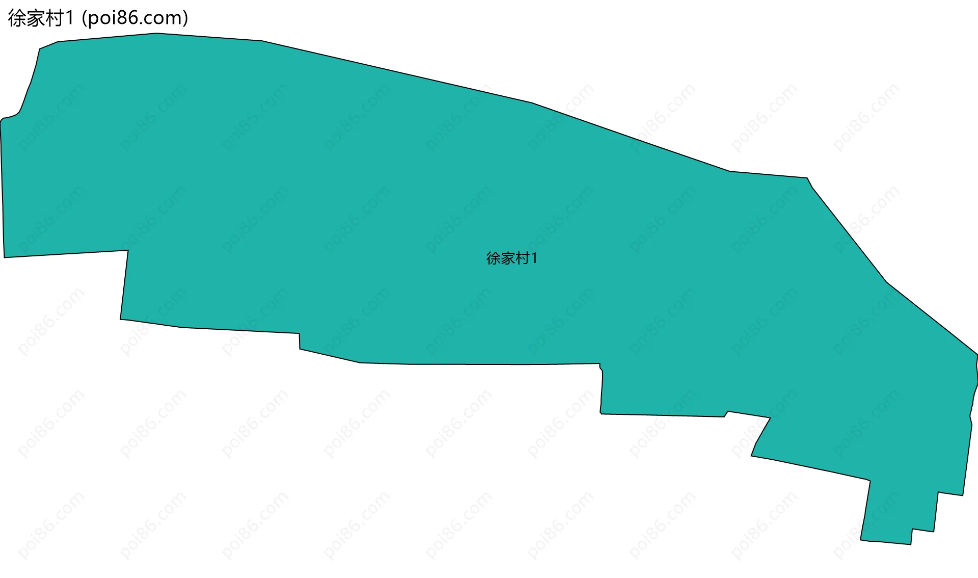 徐家村1边界地图