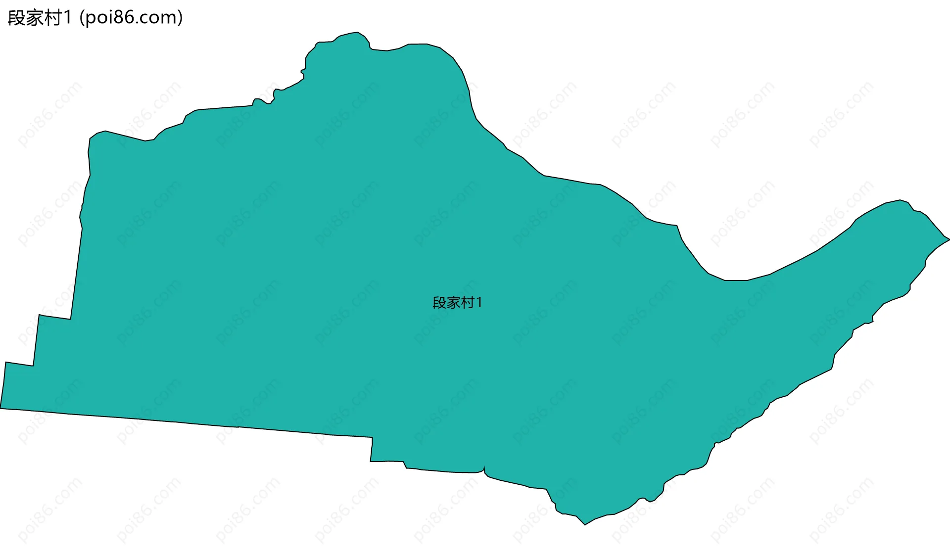 段家村1边界地图