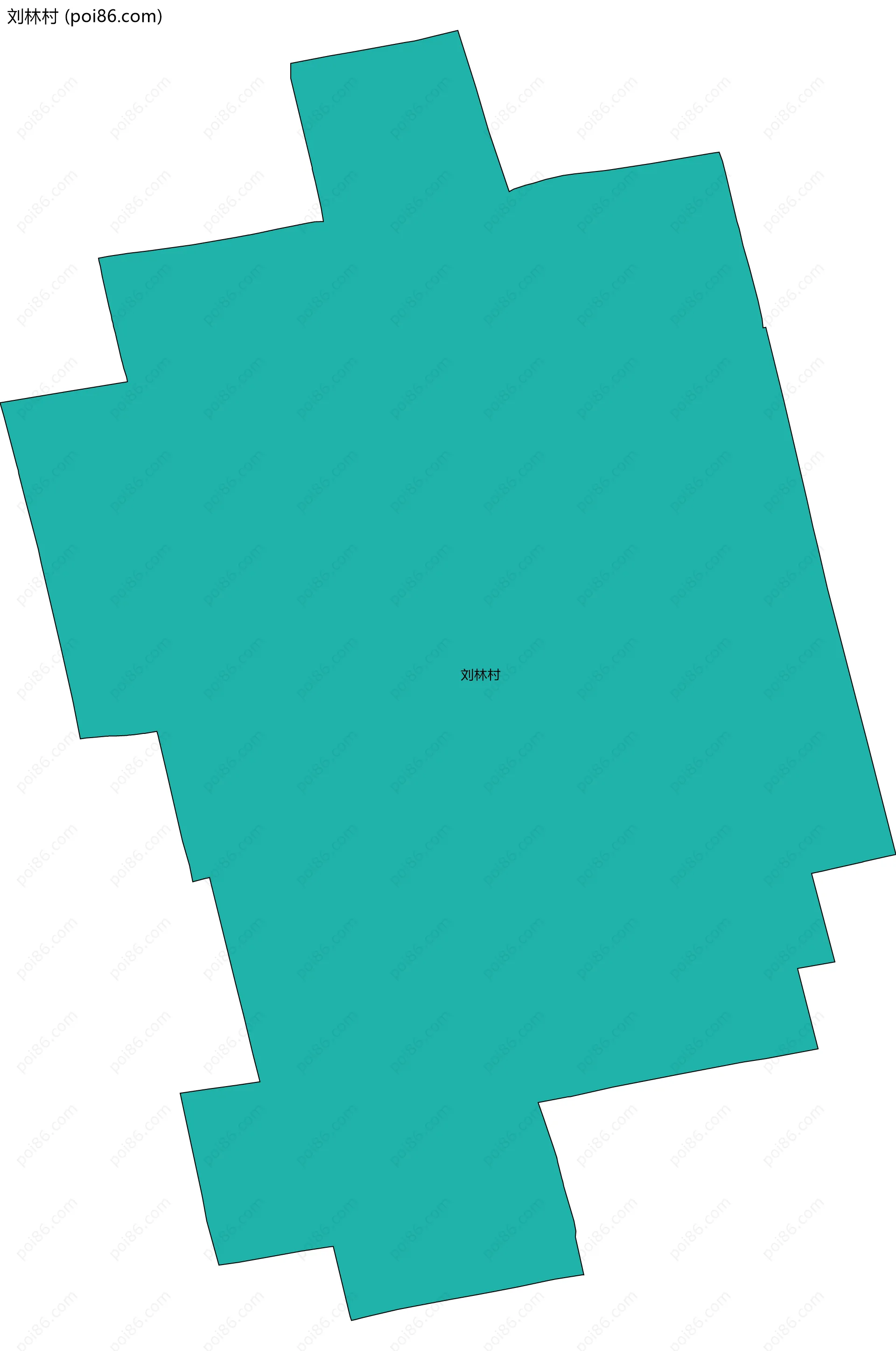 刘林村边界地图