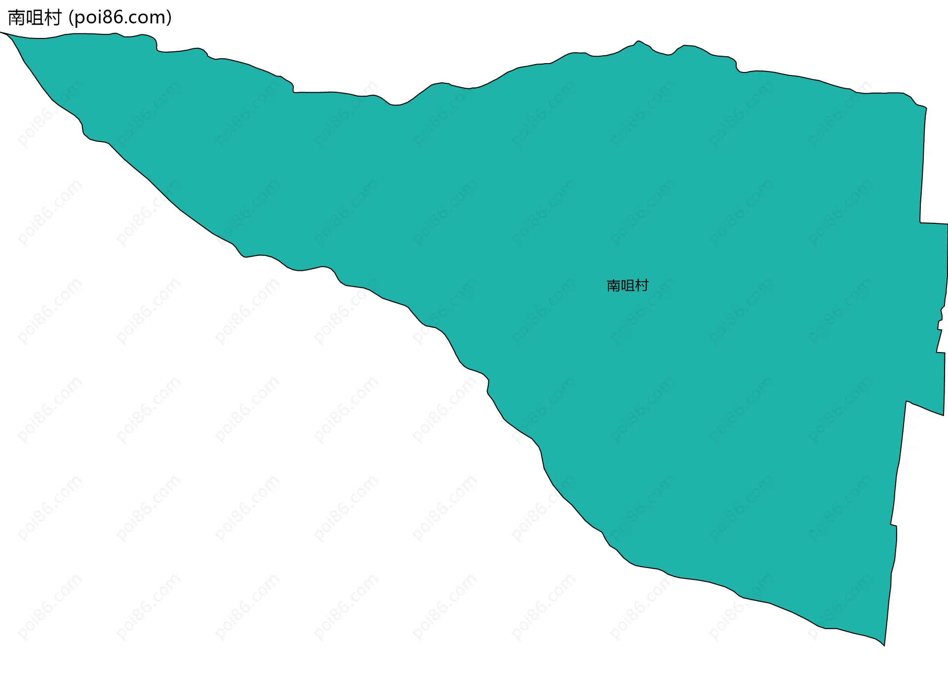 南咀村边界地图