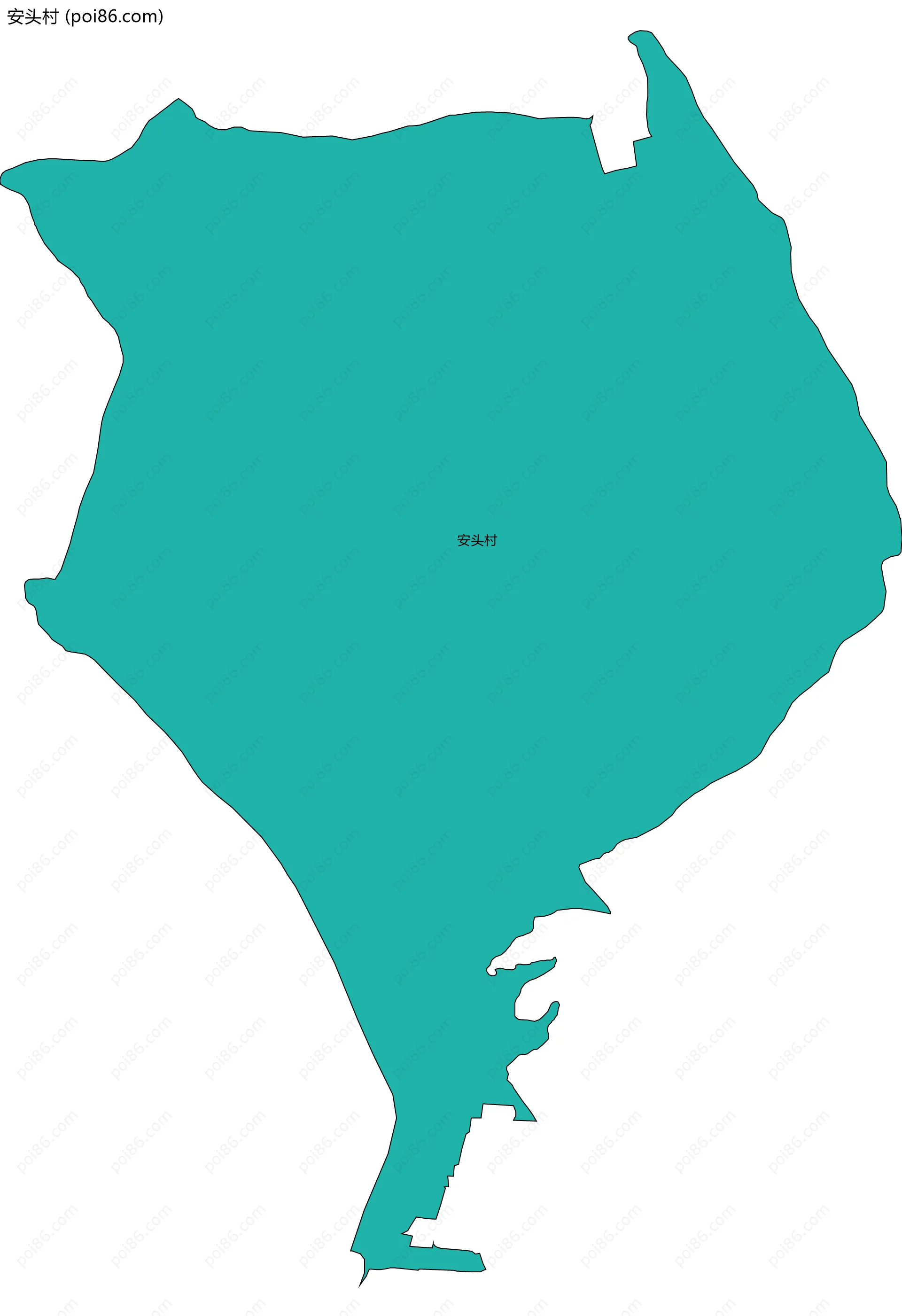 安头村边界地图