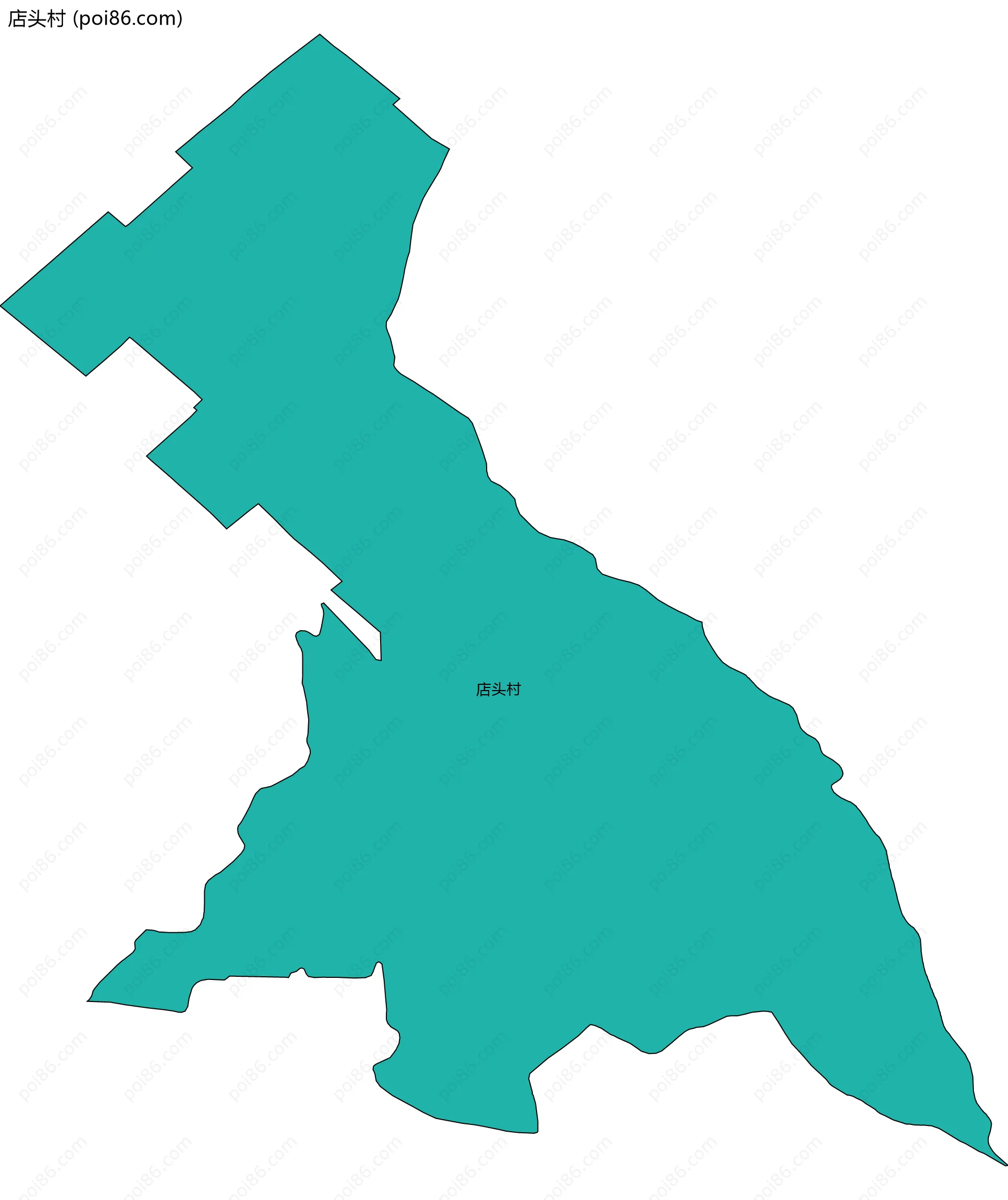 店头村边界地图