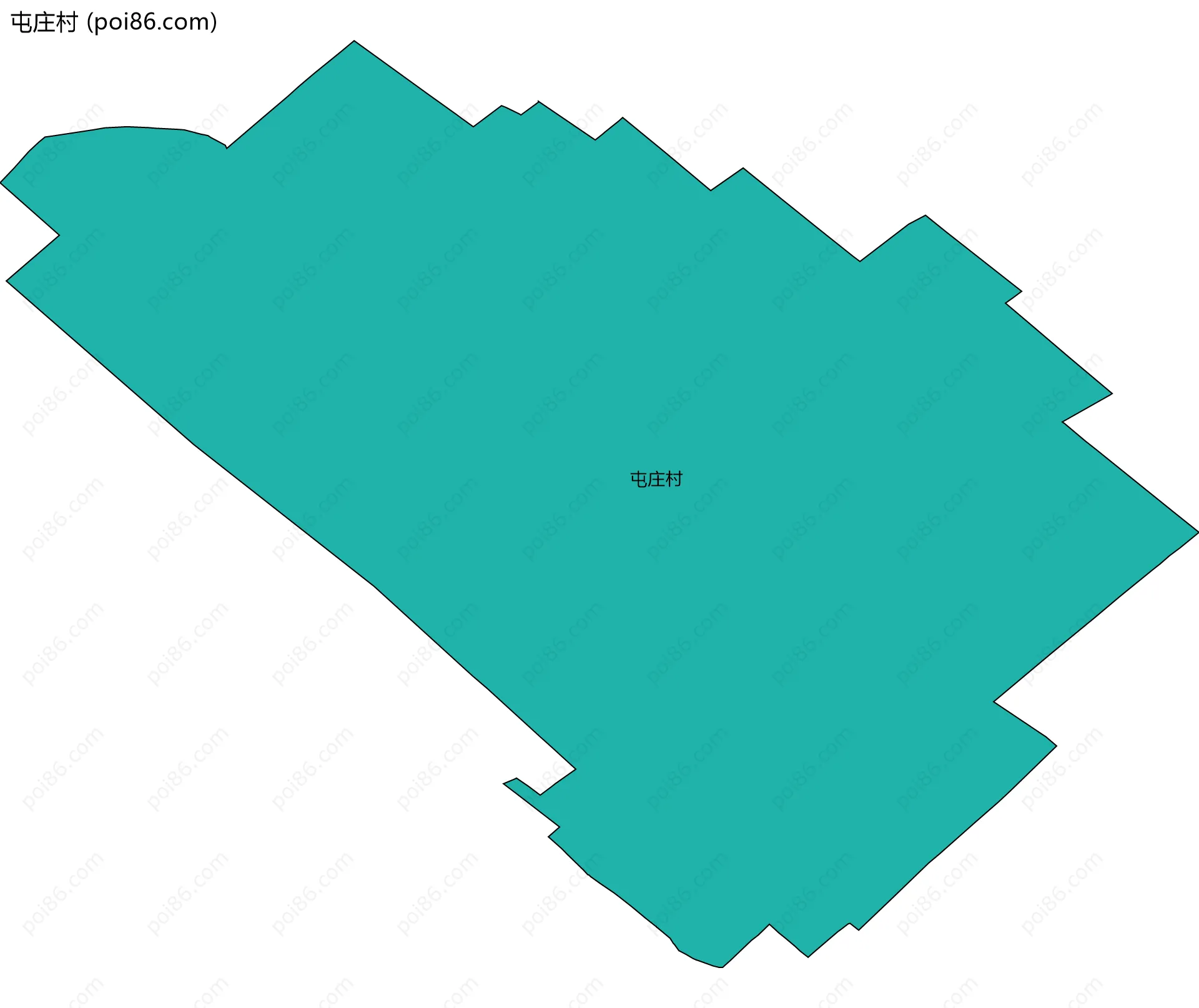 屯庄村边界地图